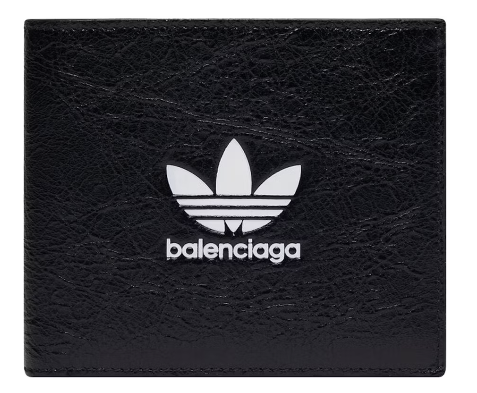 Balenciaga x adidas Square Folded Wallet Black-PLUS