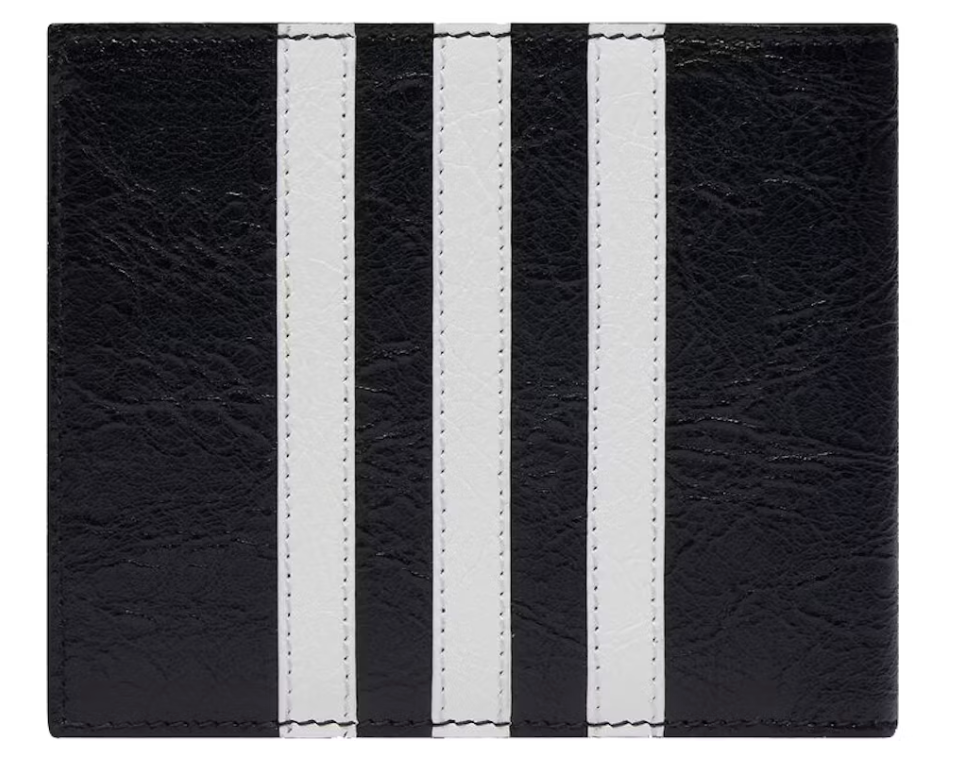 Balenciaga x adidas Square Folded Wallet Black-PLUS