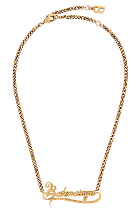 Balenciaga Typo Valetine Necklace-PLUS