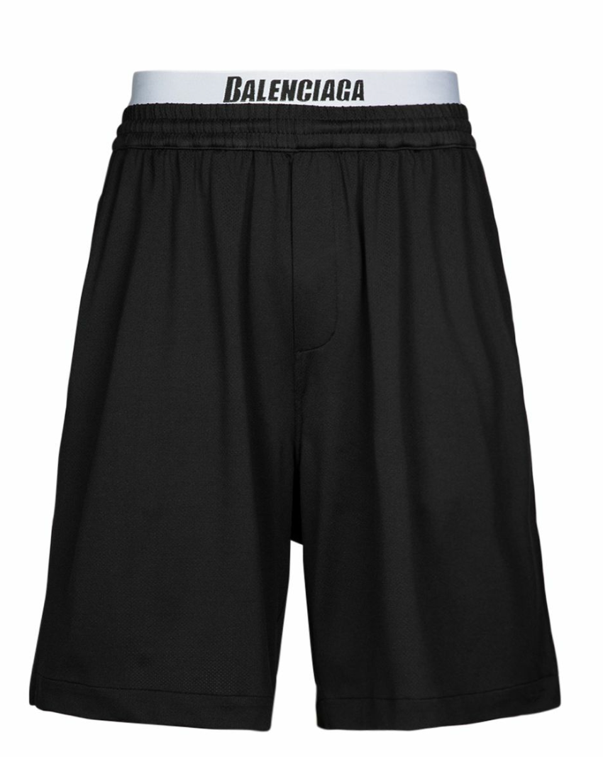 Balenciaga Boxer Shorts Black-PLUS