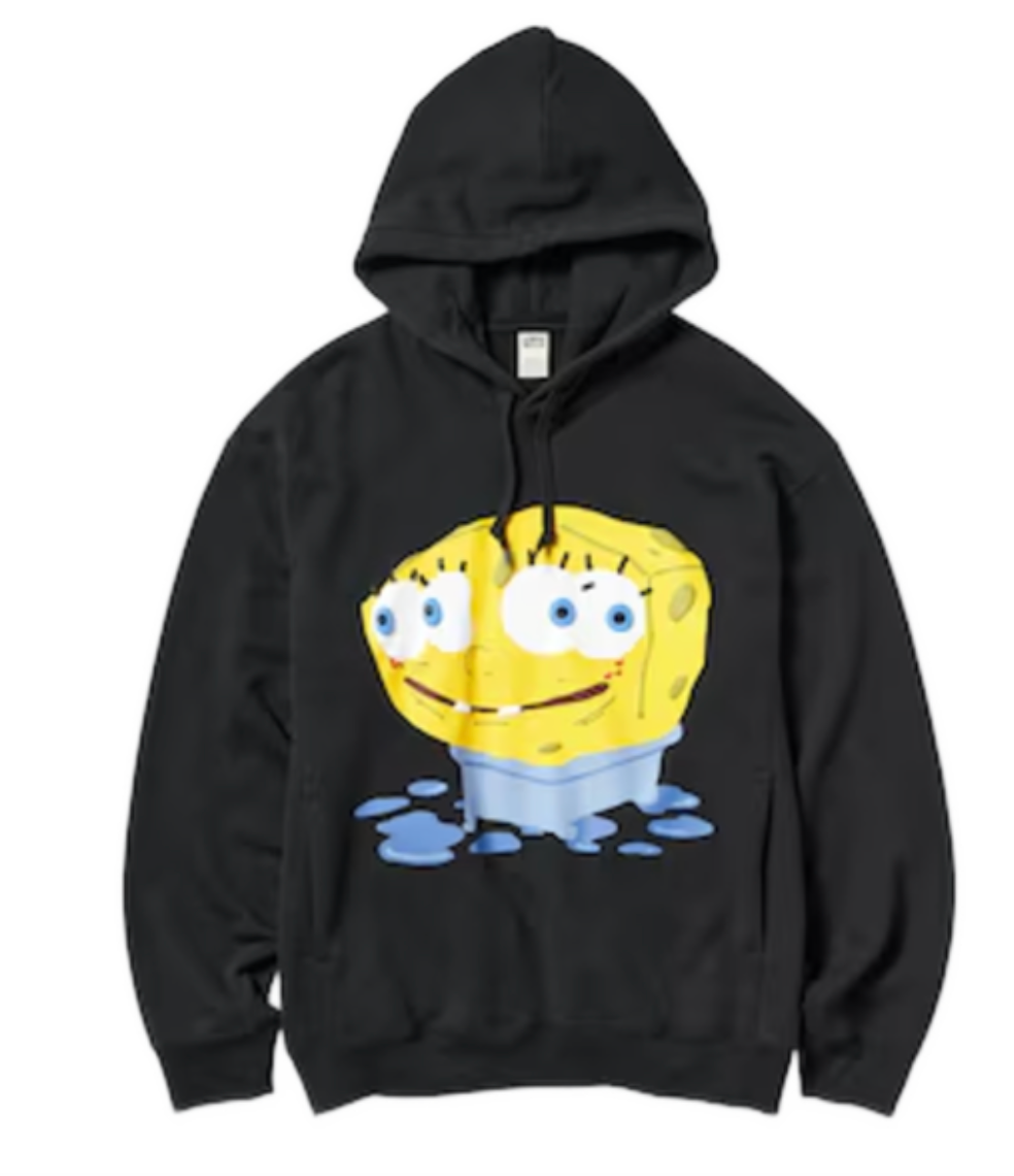 CPFM Spongebob Squarepants Sweat Hoodie Black-PLUS