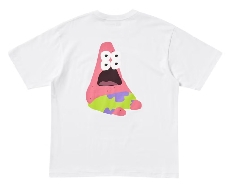 Uniqlo x CPFM Spongebob Squarepants UT Graphic II T-Shirt White/Pink-PLUS