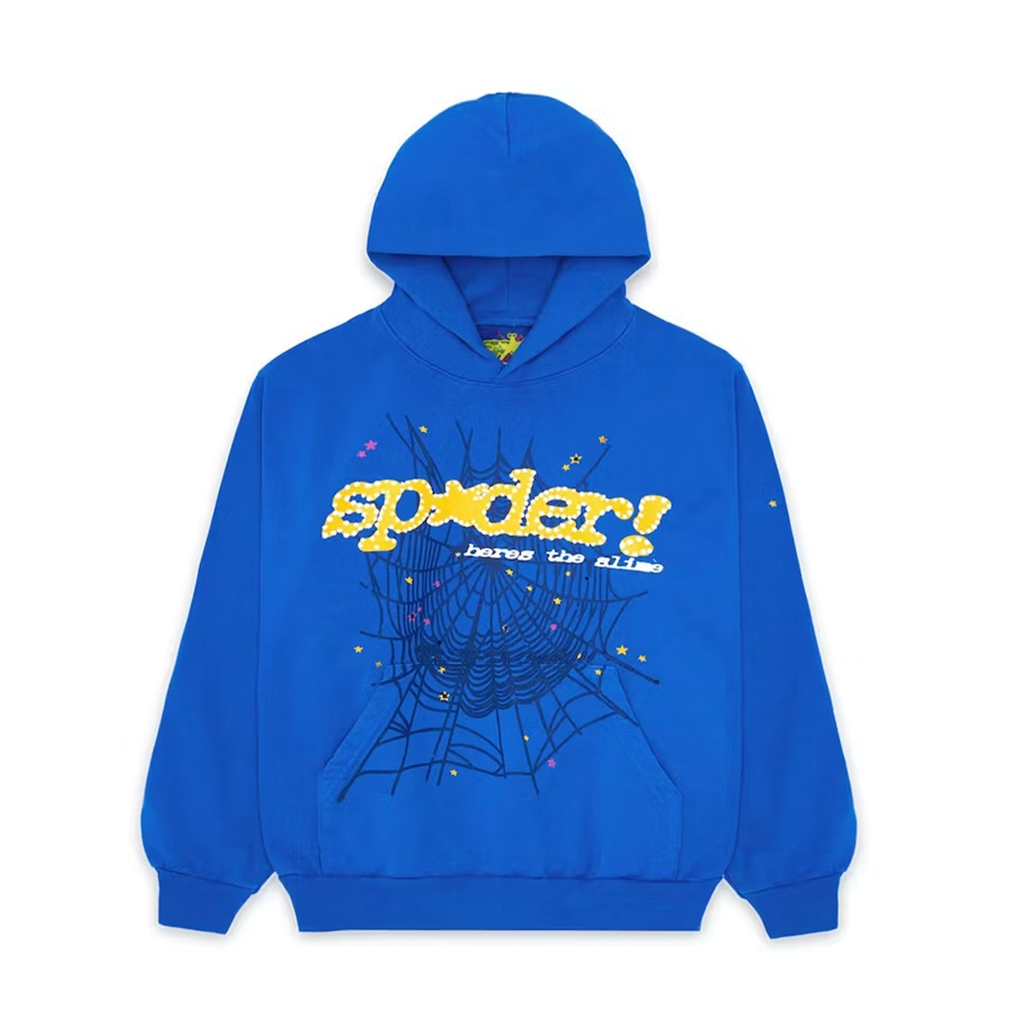 Myah Escape Luxe Hoodie Medium Blue Plus Cropped hooded sweatshirt