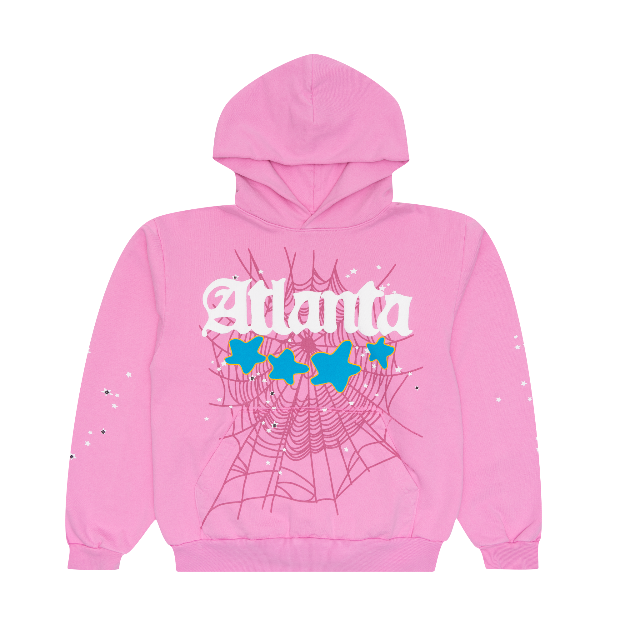 Spider Worldwide Atlanta Hoodie Pink-PLUS
