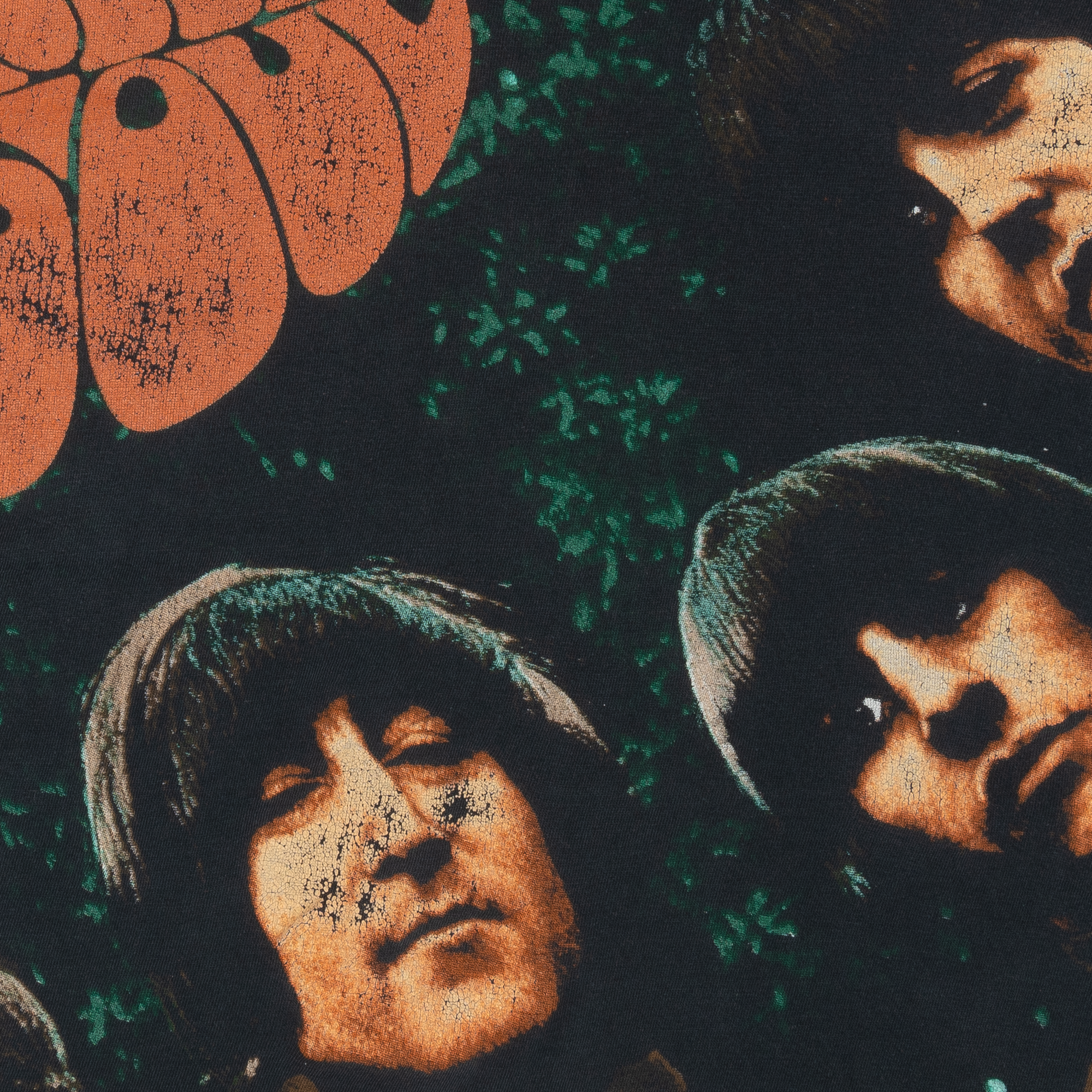 The Beatles Rubber Soul Album AOP Tee Black-PLUS