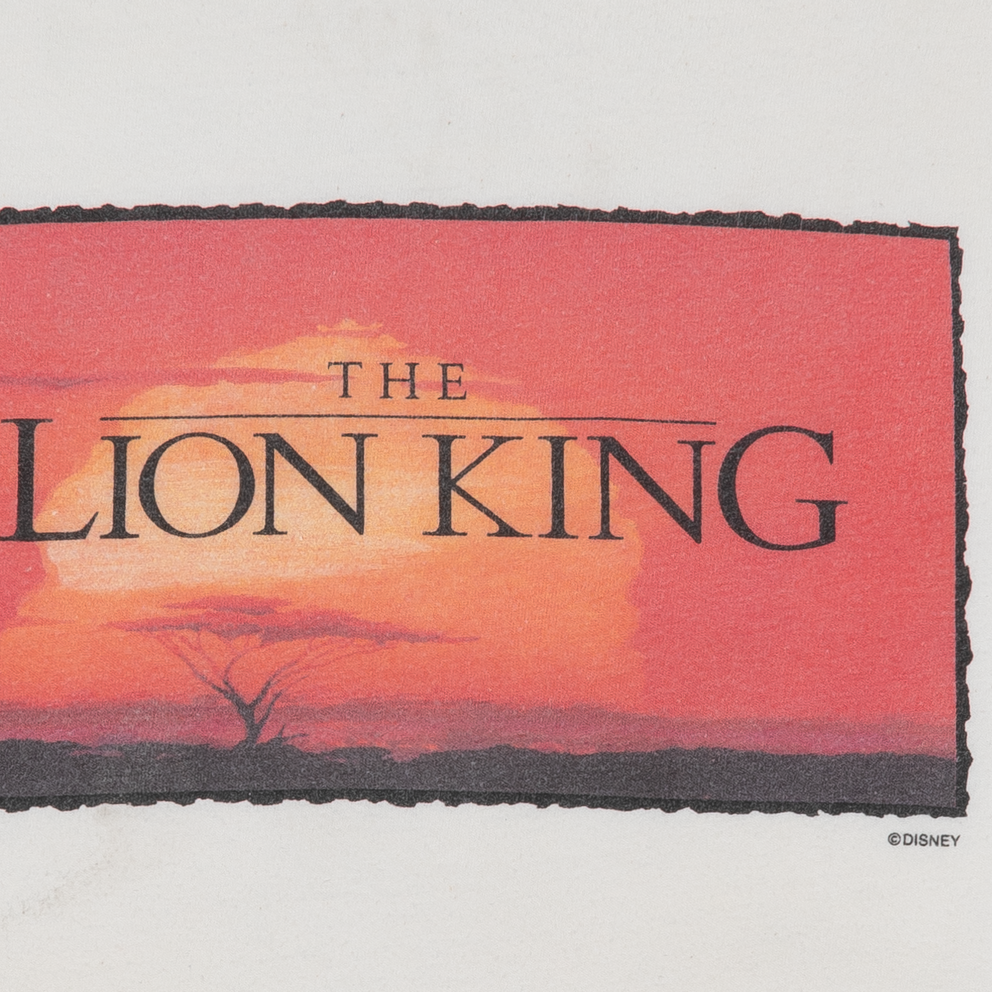 Disney's "The Lion King" Movie Tee White-PLUS