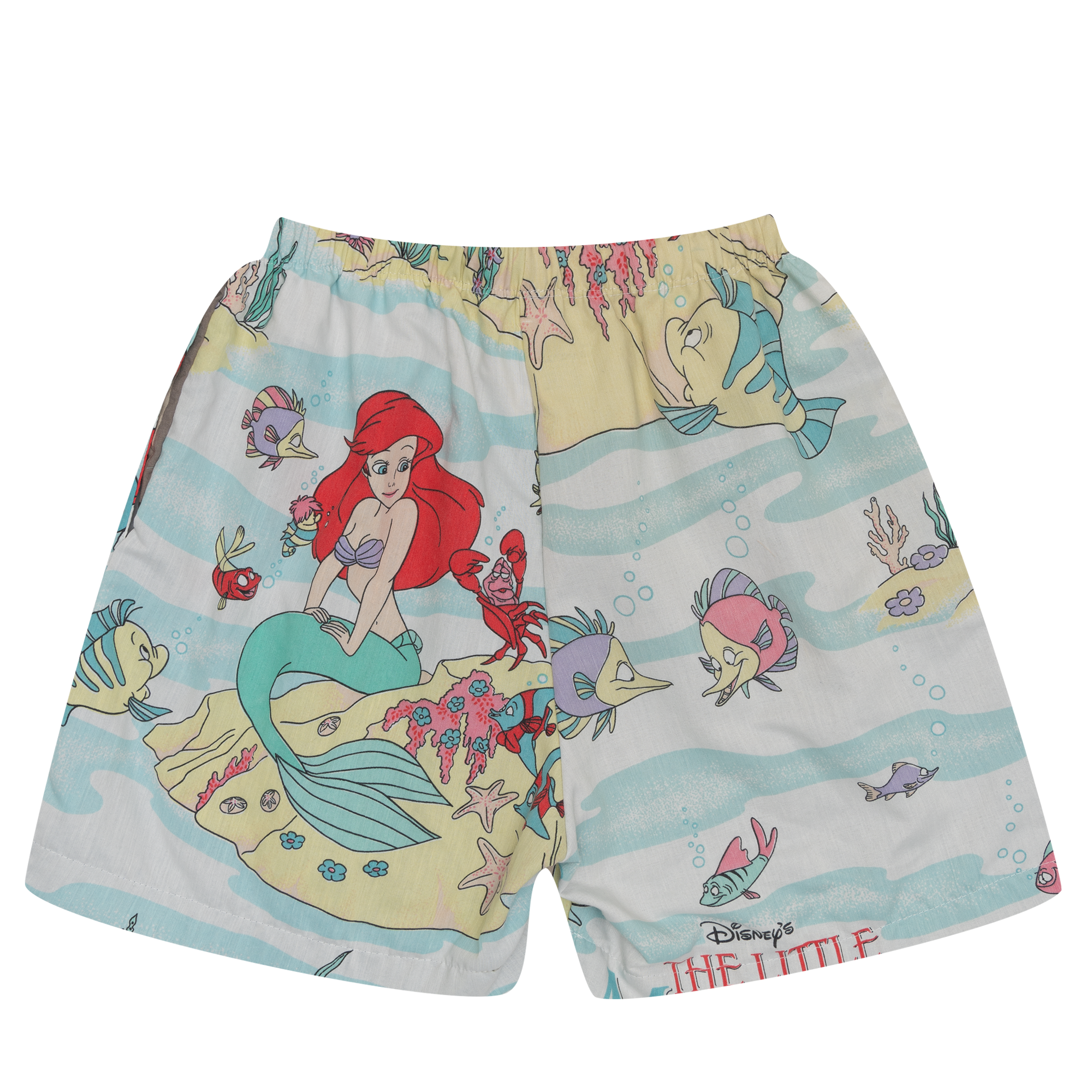 Plus Reworked Disneys The Little Mermaid AOP Shorts-PLUS