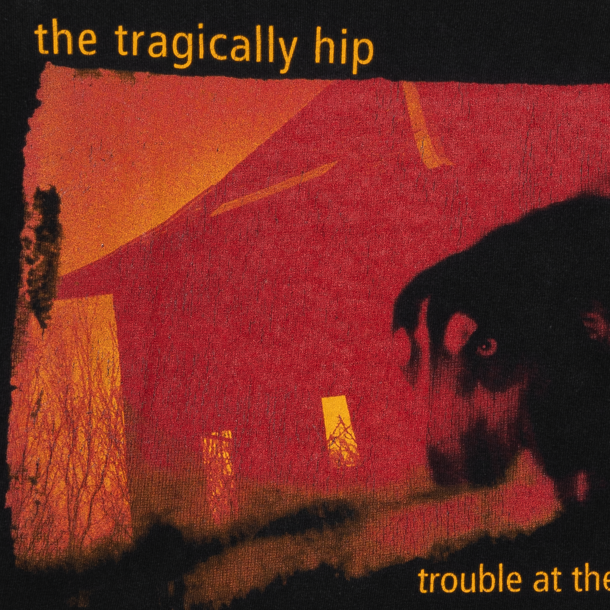 The Tragically Hip "Trouble at the Henhouse" 1996 Tee Black-PLUS