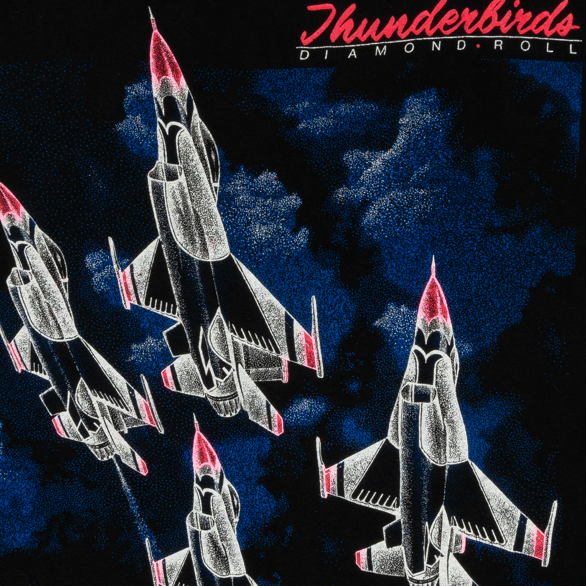 Thunderbirds Diamond Roll 1992 Tee Black-PLUS