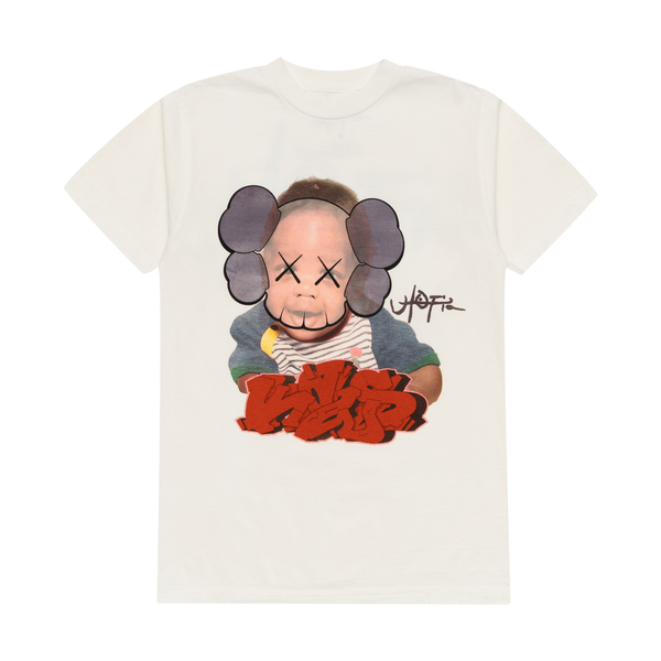 Travis Scott Utopia x KAWS Portrait Tee White | PLUS Travis Scott Utopia x KAWS Portrait Tee White | PLUS