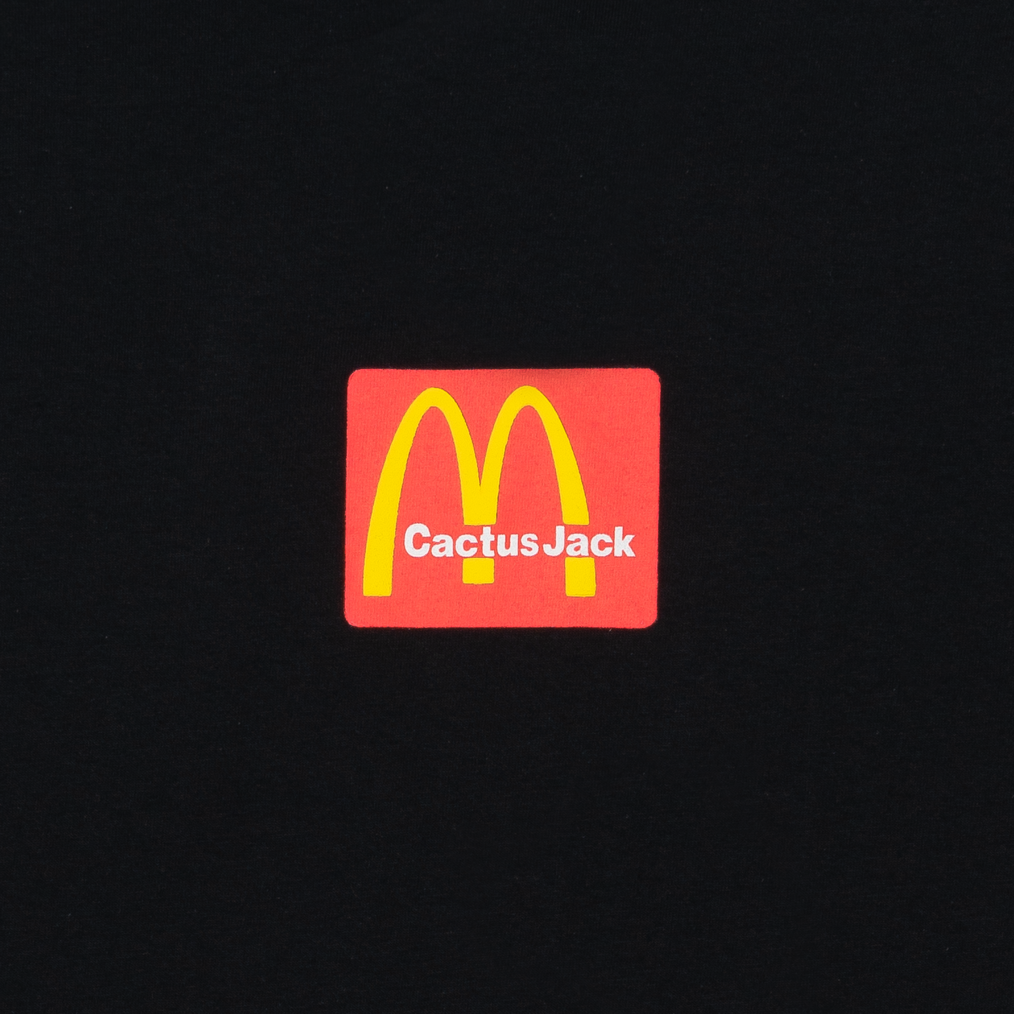 Travis Scott x McDonald's Sesame II T-shirt Black/Red PLUS