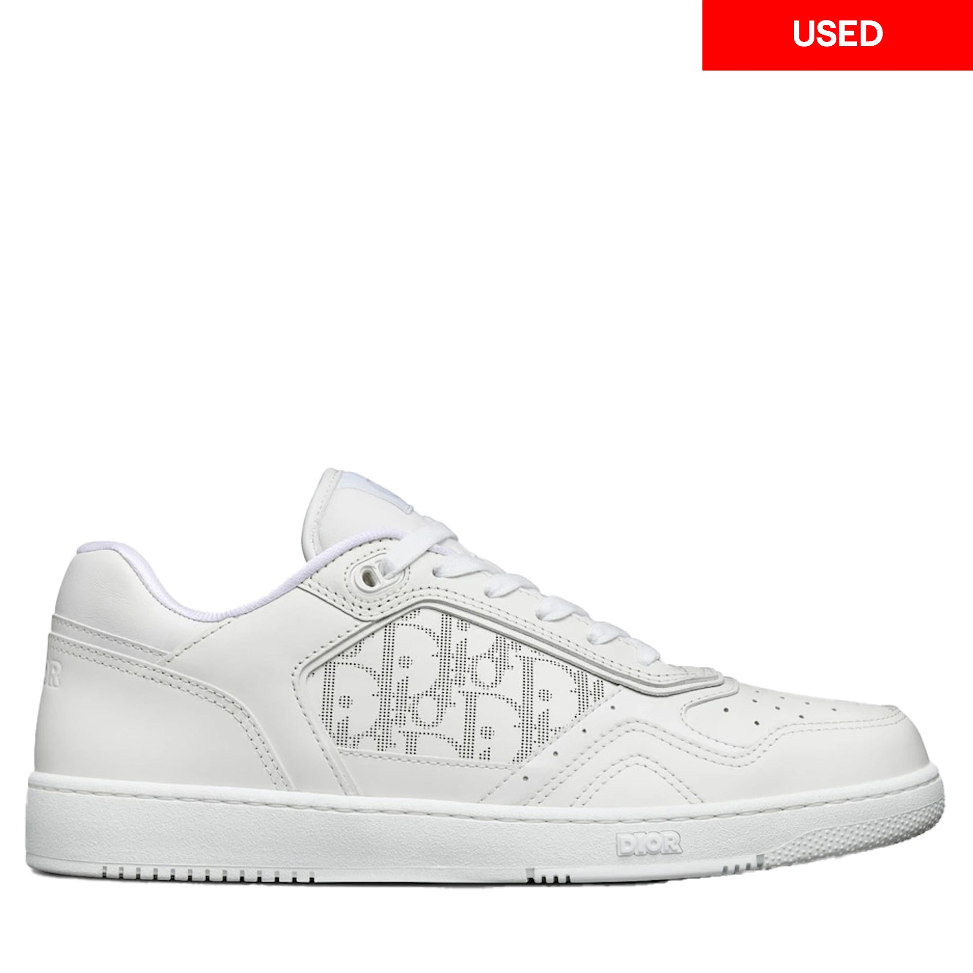 Dior B27 Low-Top White Calfskin (Used)-PLUS