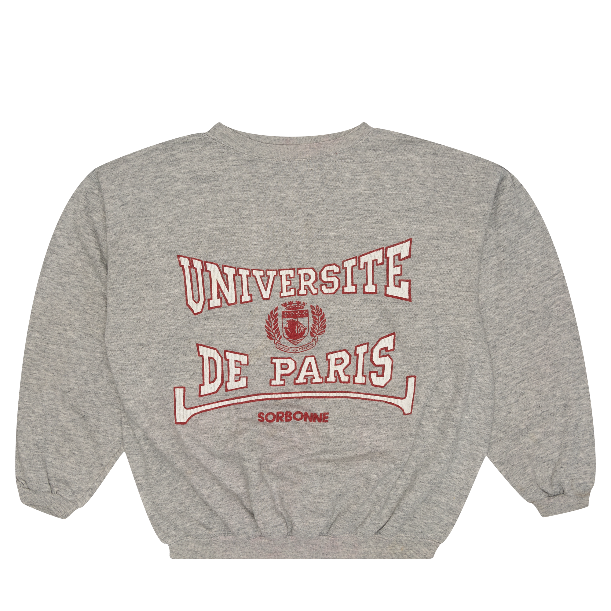 Universite De Paris Sorbonne Crewneck Grey-PLUS