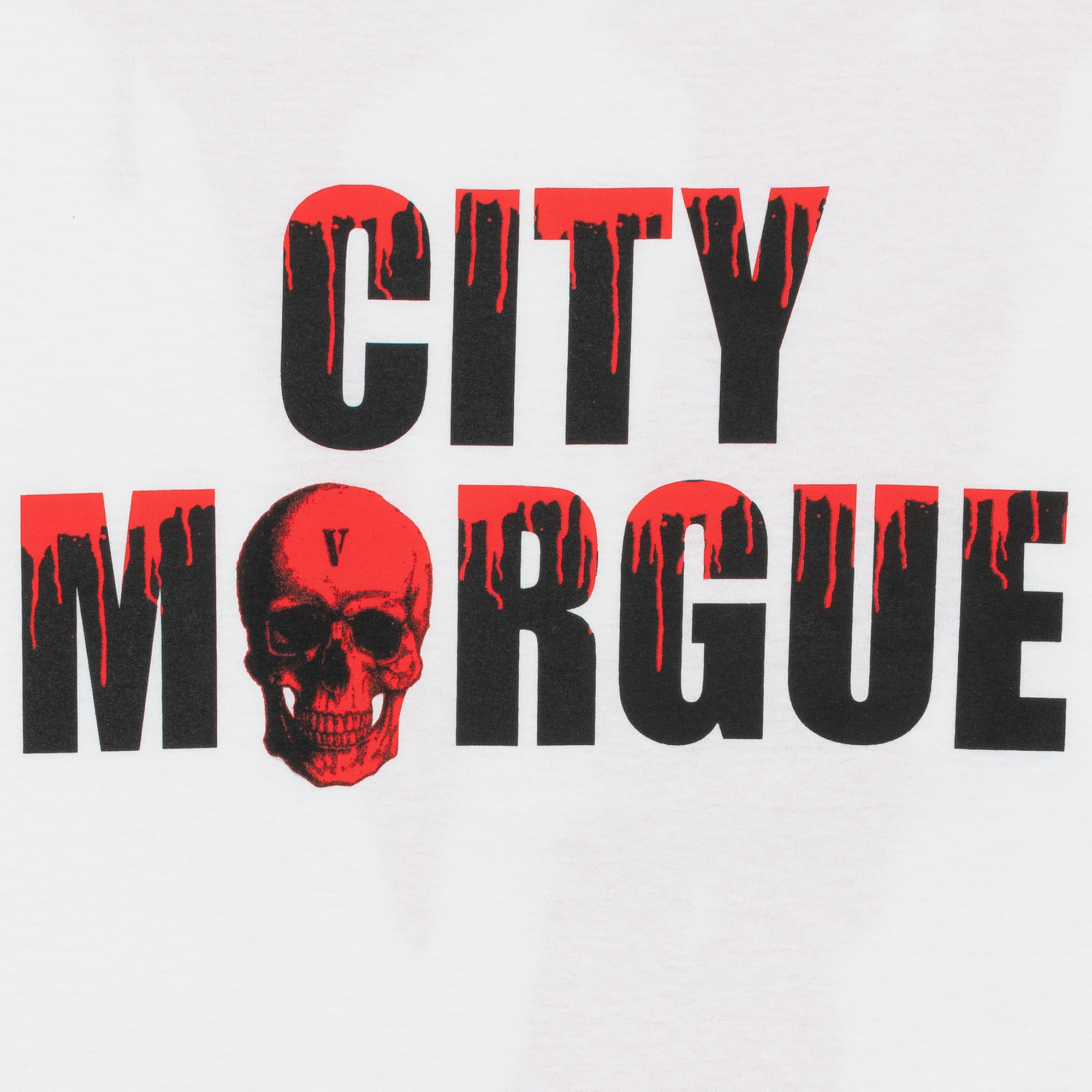 City Morgue x Vlone Drip Tee White-PLUS