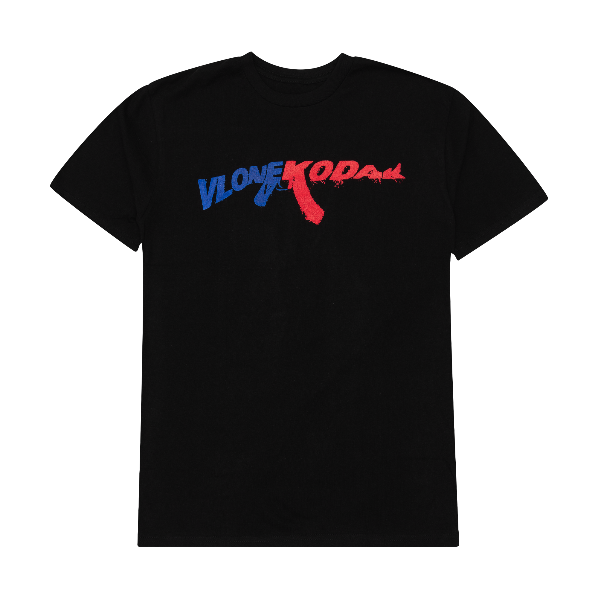 Kodak Black x Vlone 47 T-shirt Black-PLUS