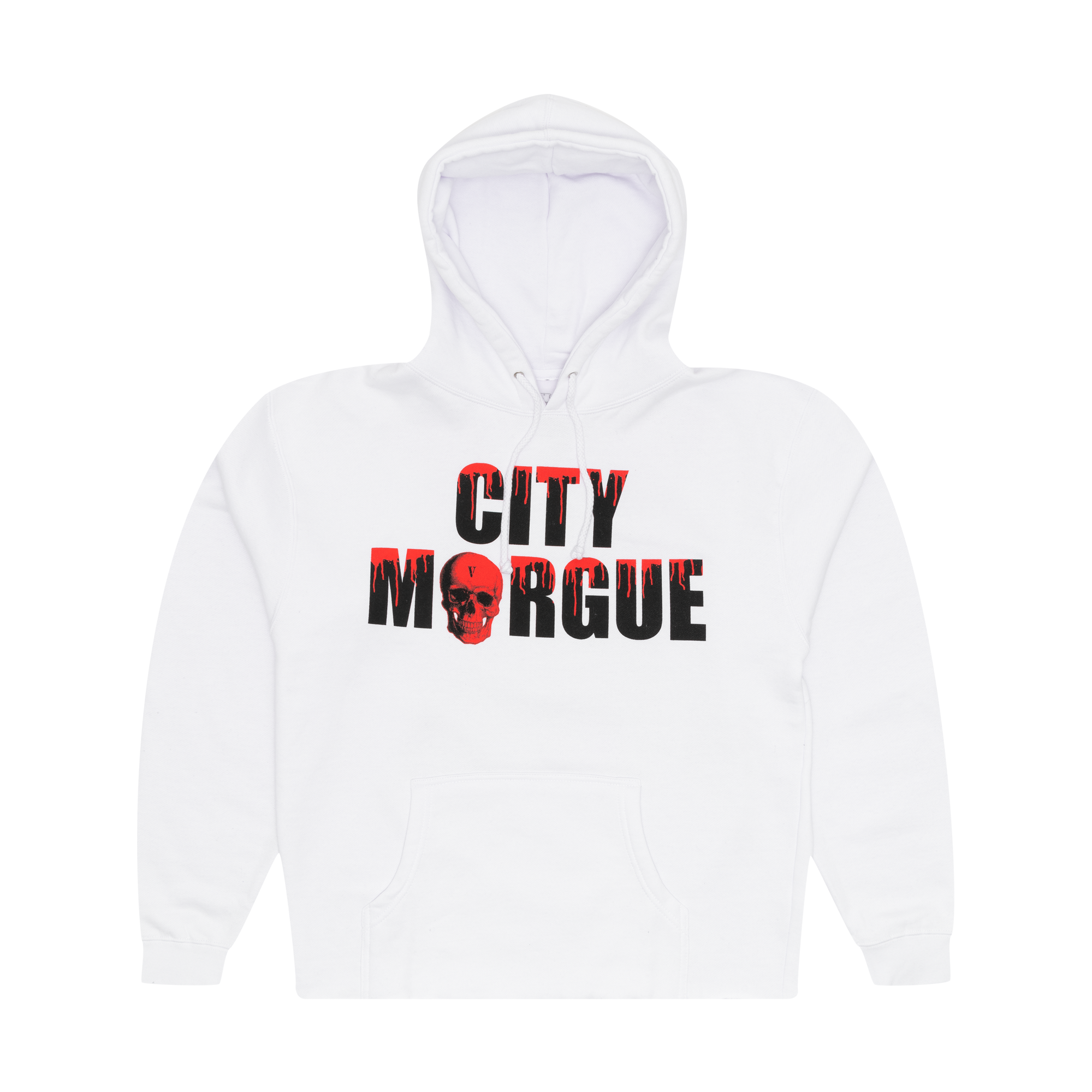 City Morgue x Vlone Dogs Hoodie White-PLUS