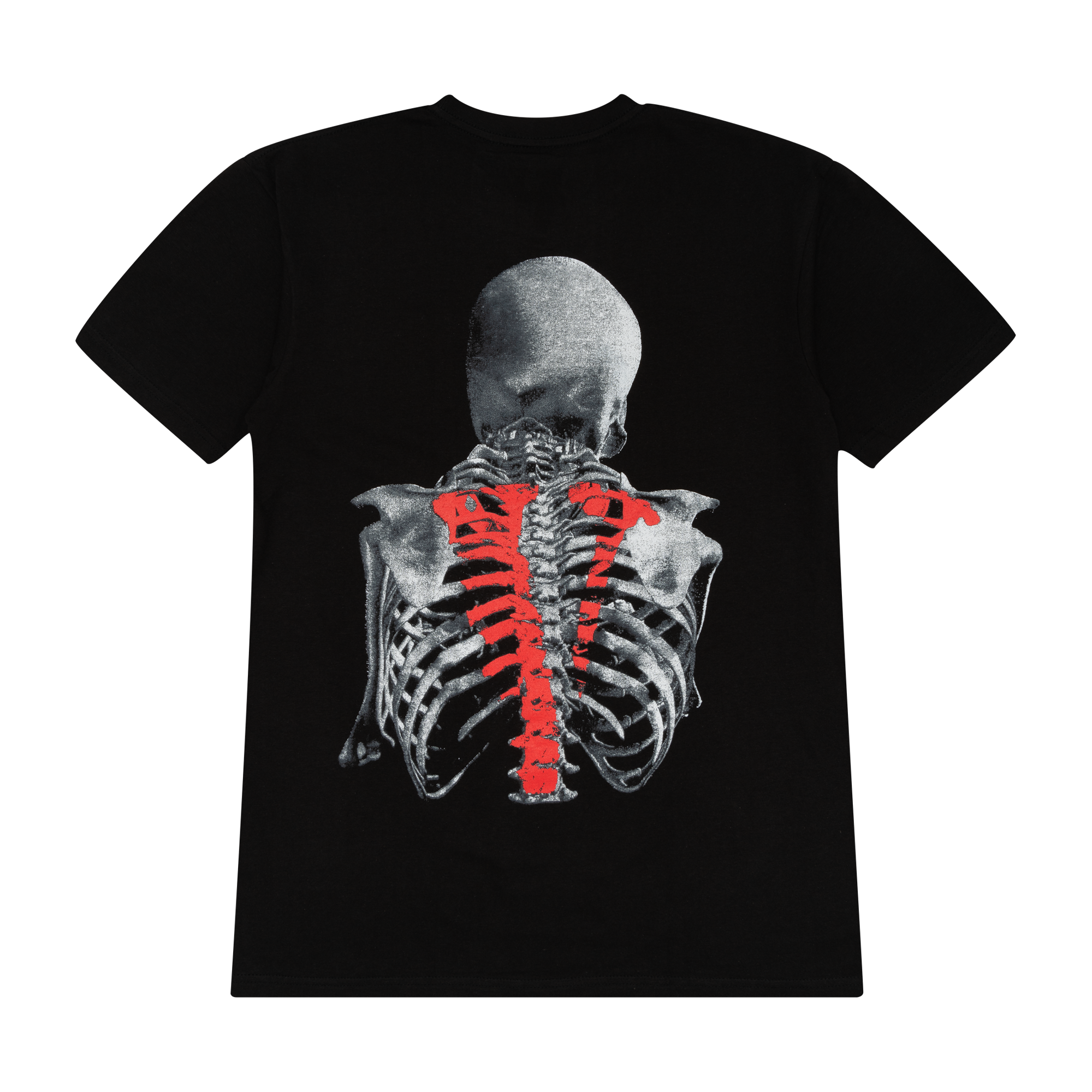 Vlone x Never Broke Again Bones T-Shirt Black-PLUS