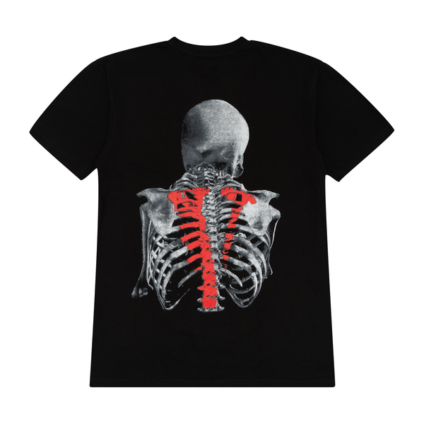 Vlone x Never Broke Again Bones T-Shirt Black | PLUS