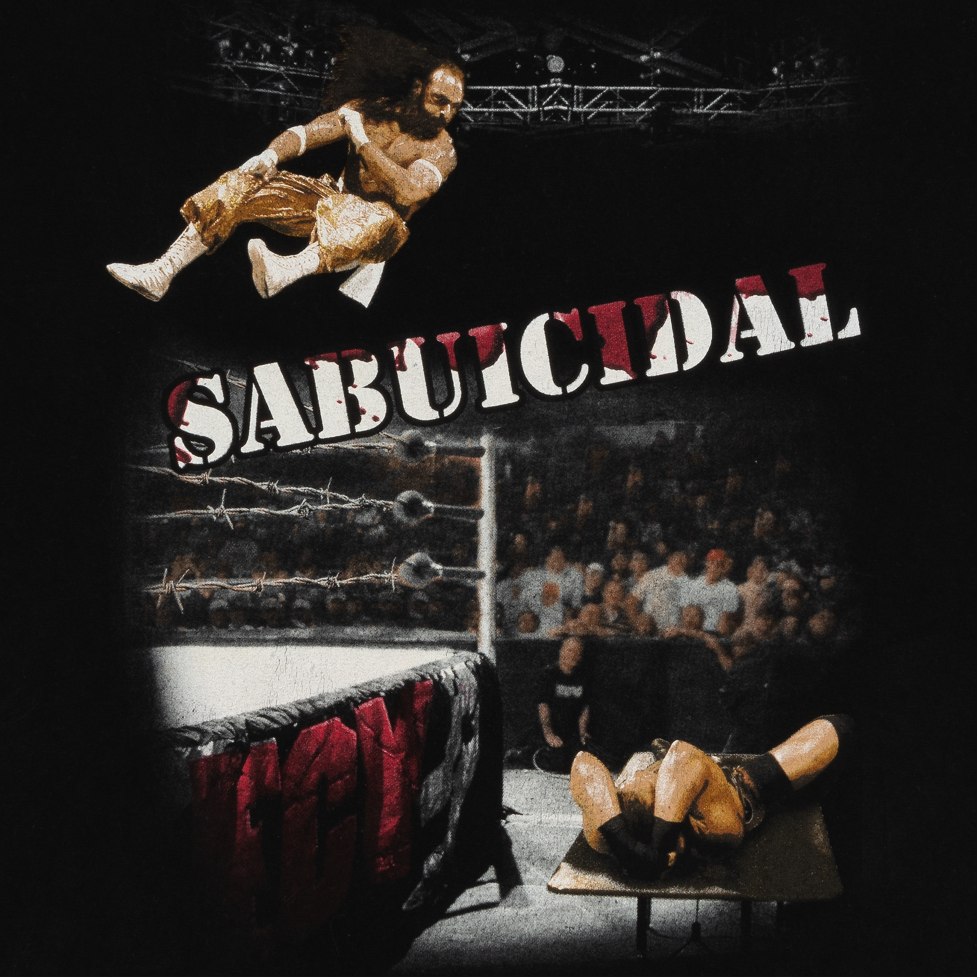 Sabu Sabucidal WWF ECW Tee Black-PLUS