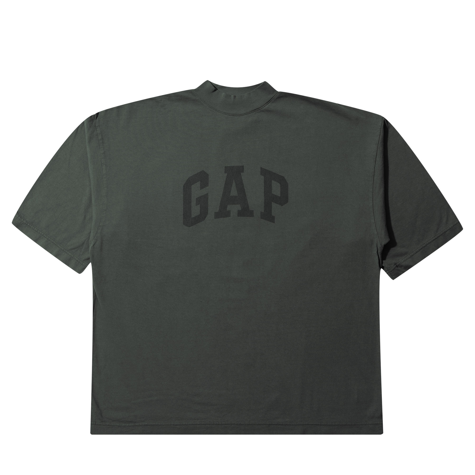 New Yeezy Gap Balenciaga t-shirt dove no seam tee dark grey