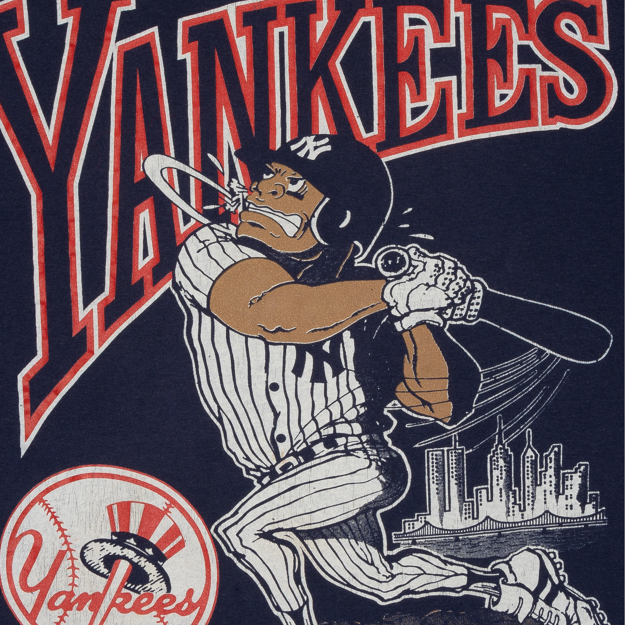 New York Yankees Swingman 90s MLB Tee Navy-PLUS