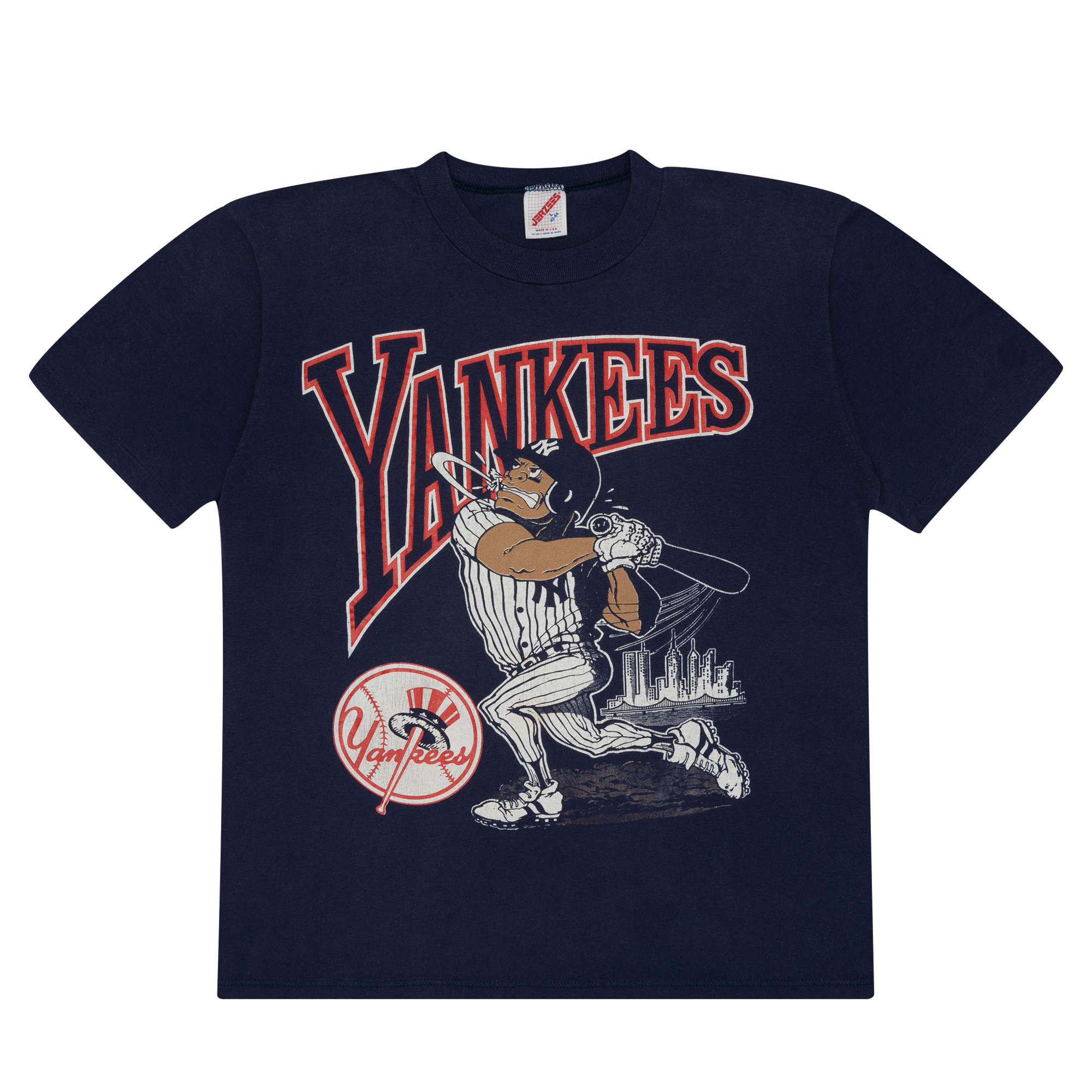 New York Yankees Swingman 90s MLB Tee Navy-PLUS