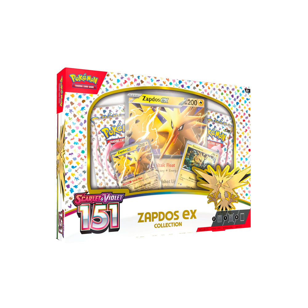 Pokemon Scarlet and Violet - 151 Zapdos ex Collection Box-PLUS