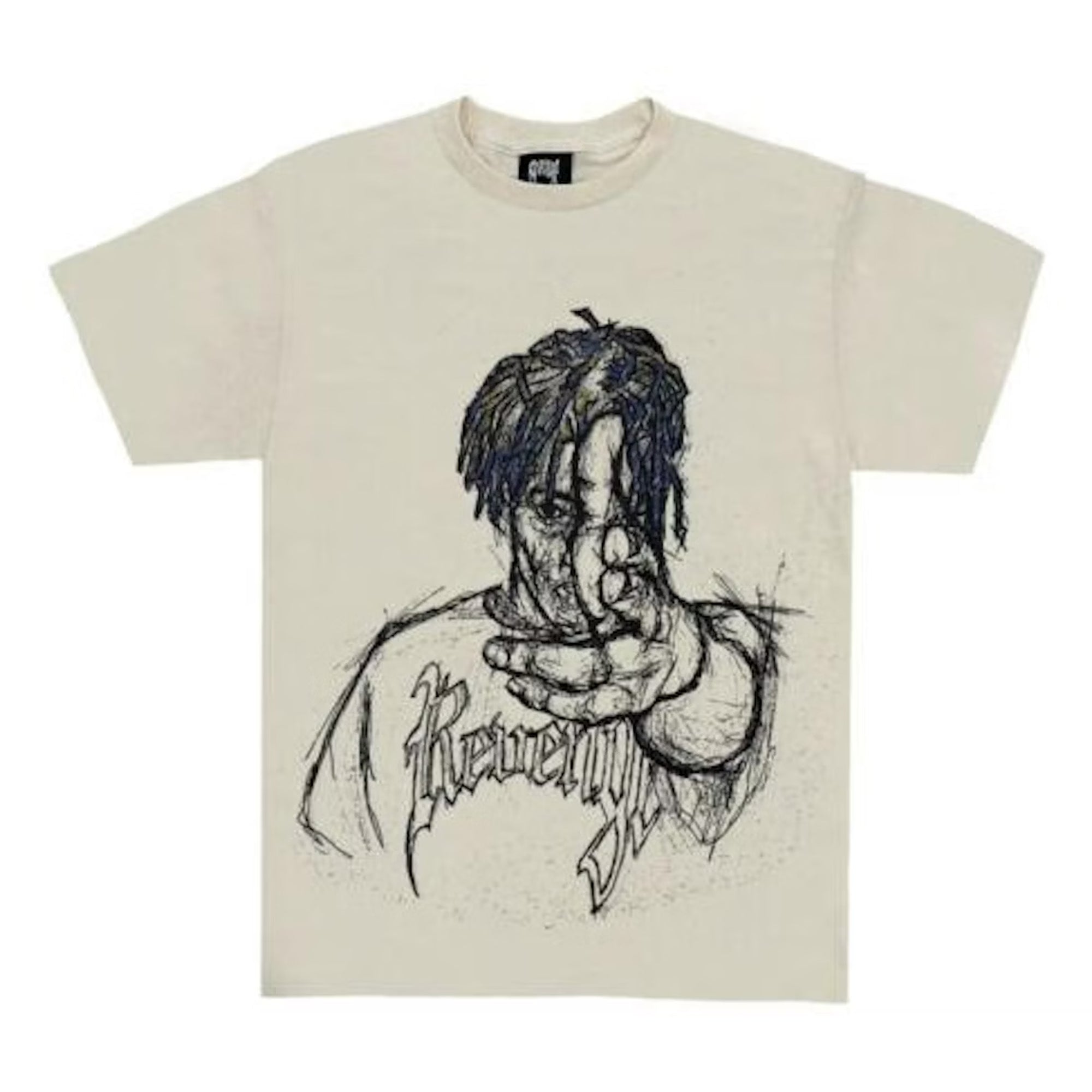 Revenge x 999 Sketch T-Shirt Cream-PLUS