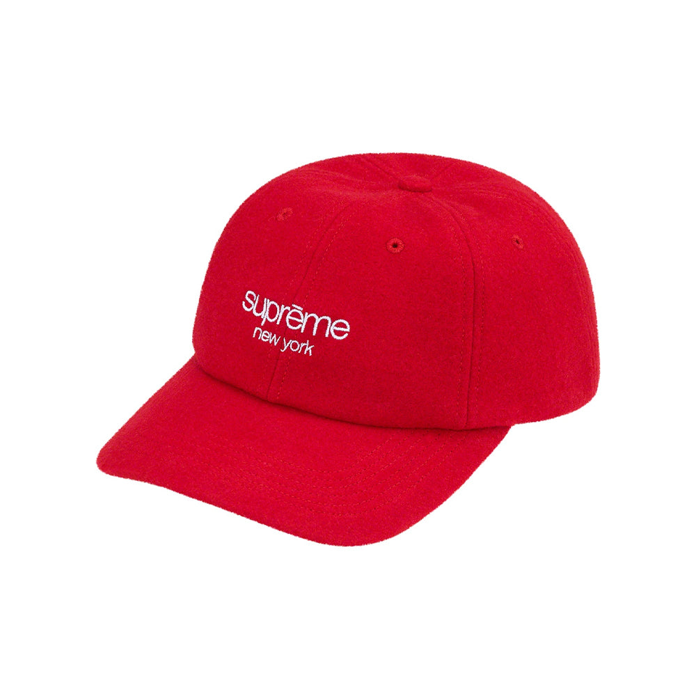 Supreme Waxed Wool 6-Panel Red-PLUS
