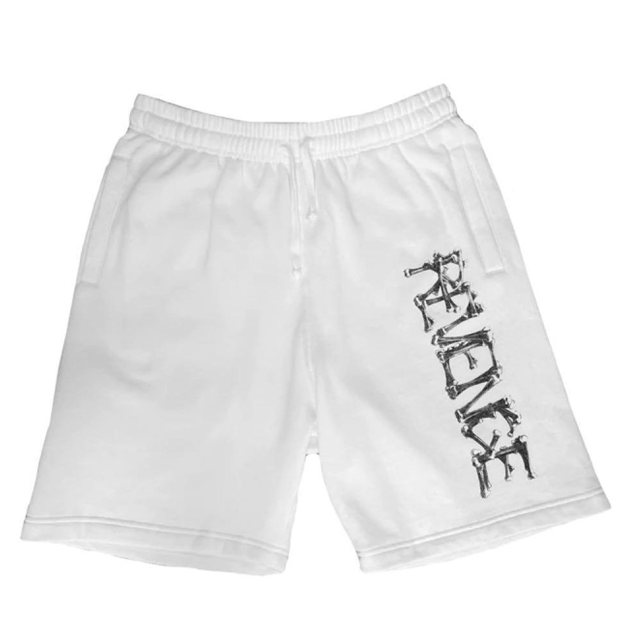 Revenge x Lil Durk Bones Shorts White-PLUS