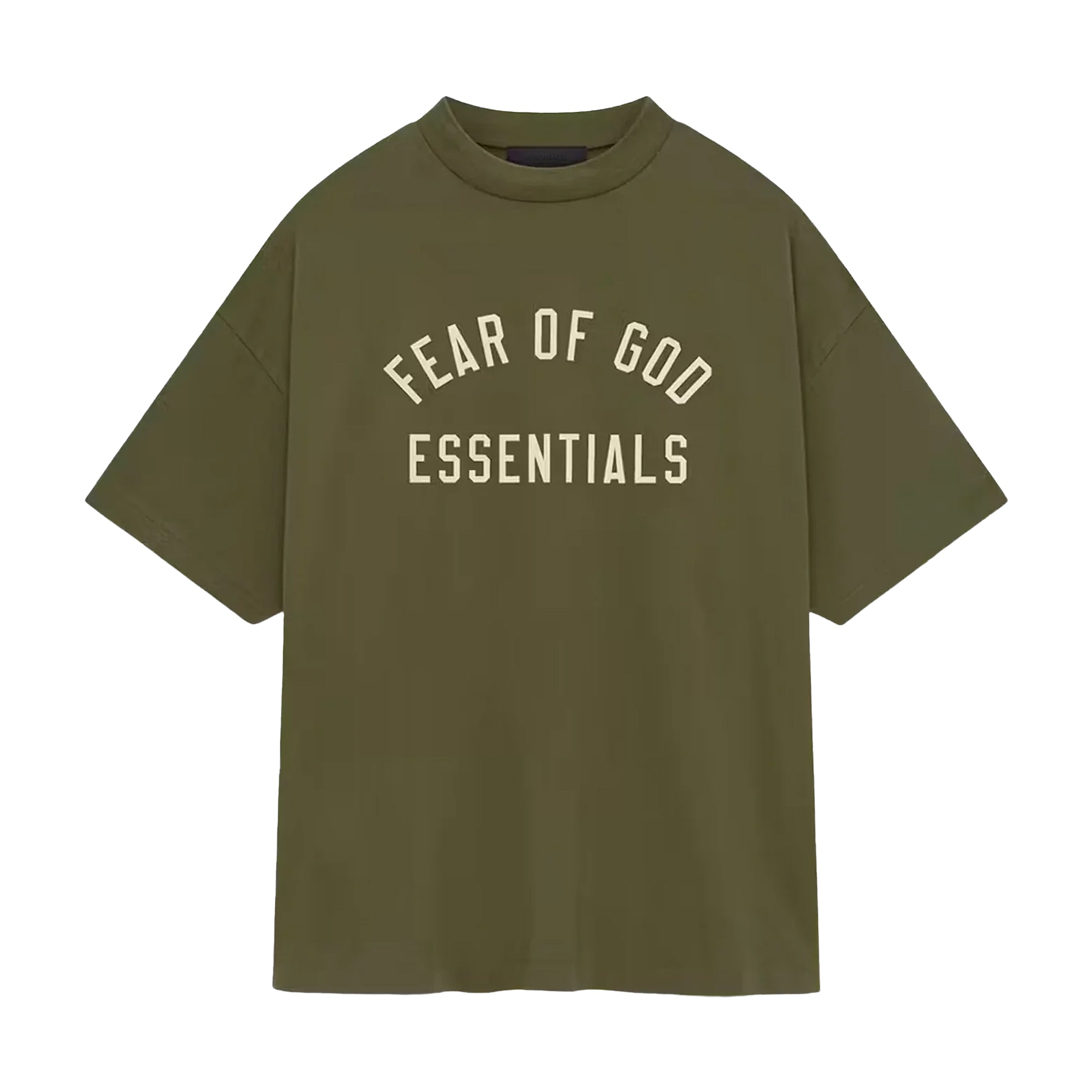 FOG Essentials Jersey Crewneck Tee Military-PLUS