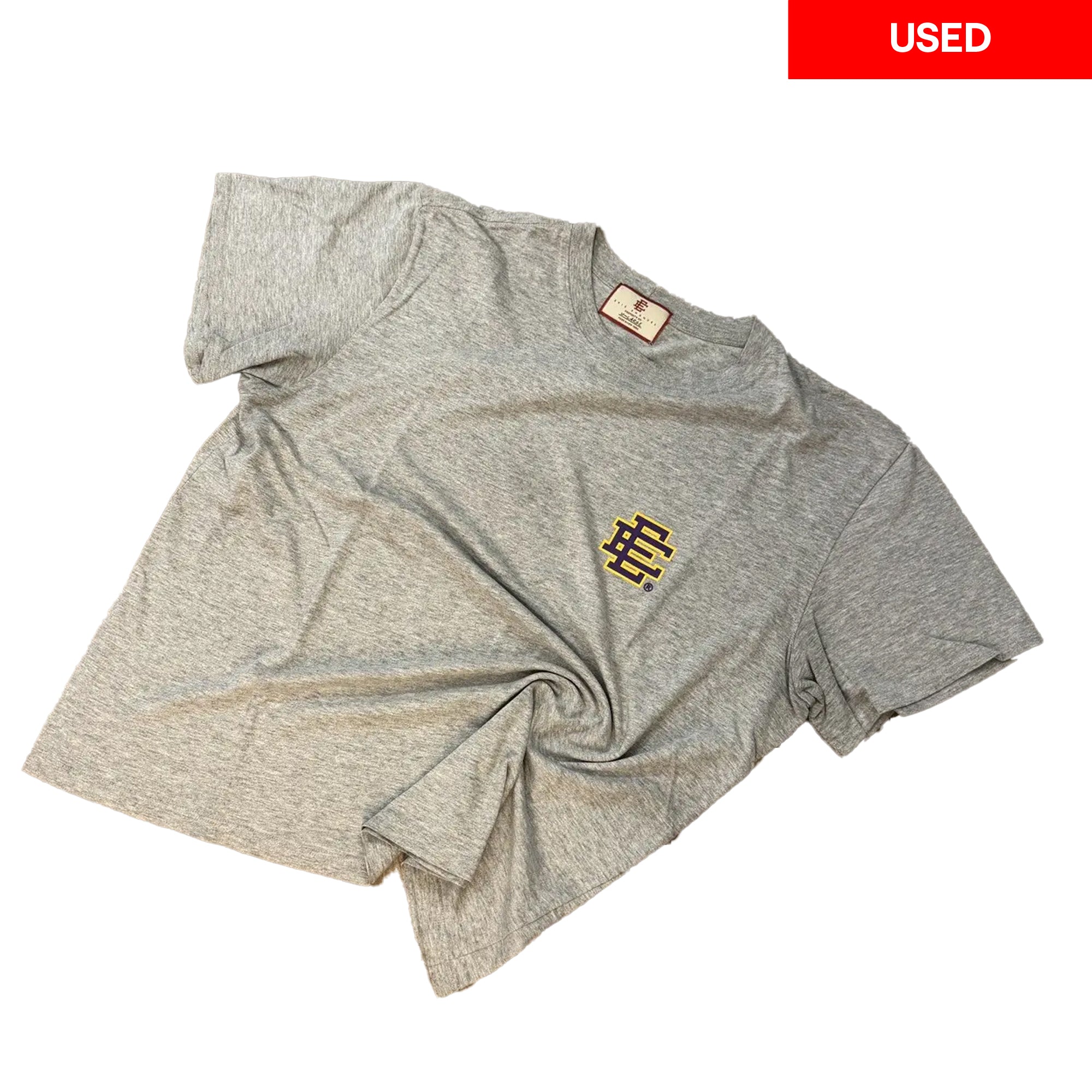 Eric Emanuel EE Basic Tee Purple/Yellow (Used)-PLUS