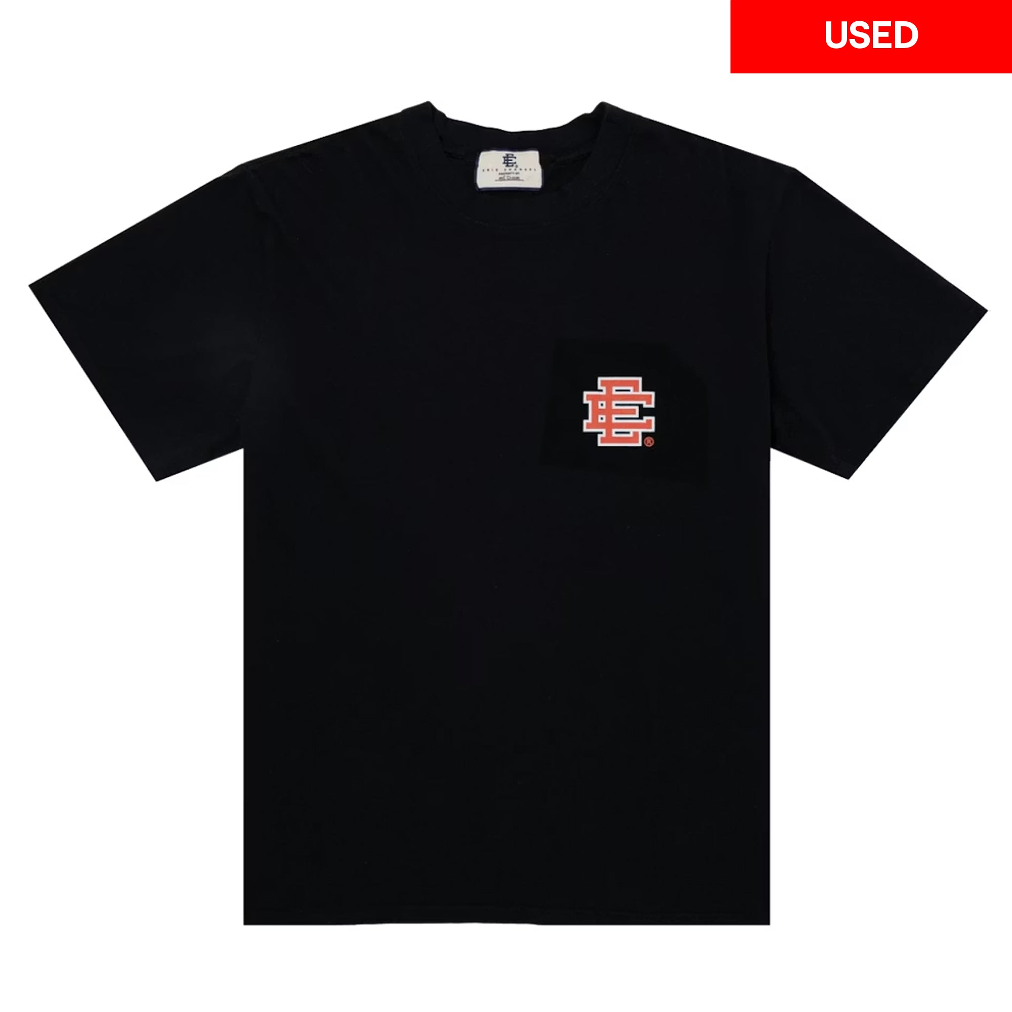 Eric Emanuel EE Basic Tee Black/Red (Used)-PLUS
