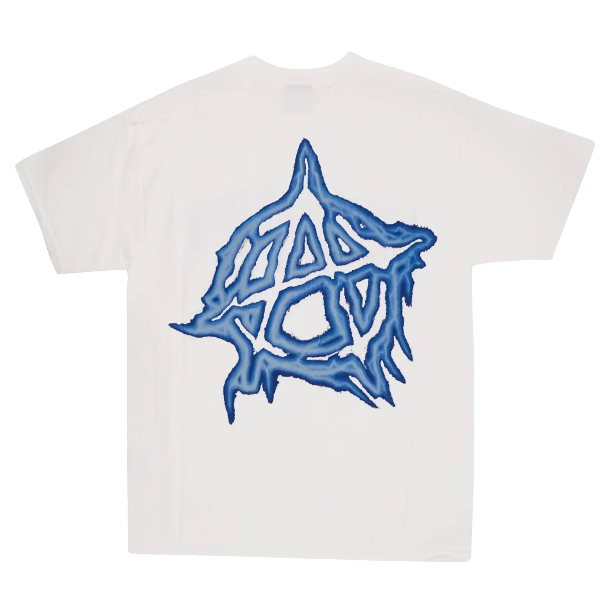 Revenge Blue Lightning Anarchy Tee White-PLUS