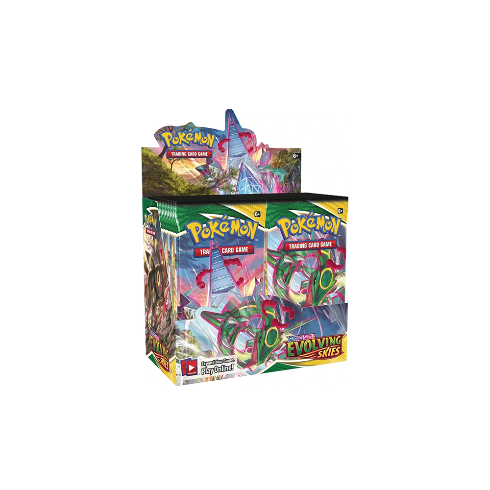 Pokemon Sword and Shield - Evolving Skies Booster Box (Sealed Case of 6)-PLUS