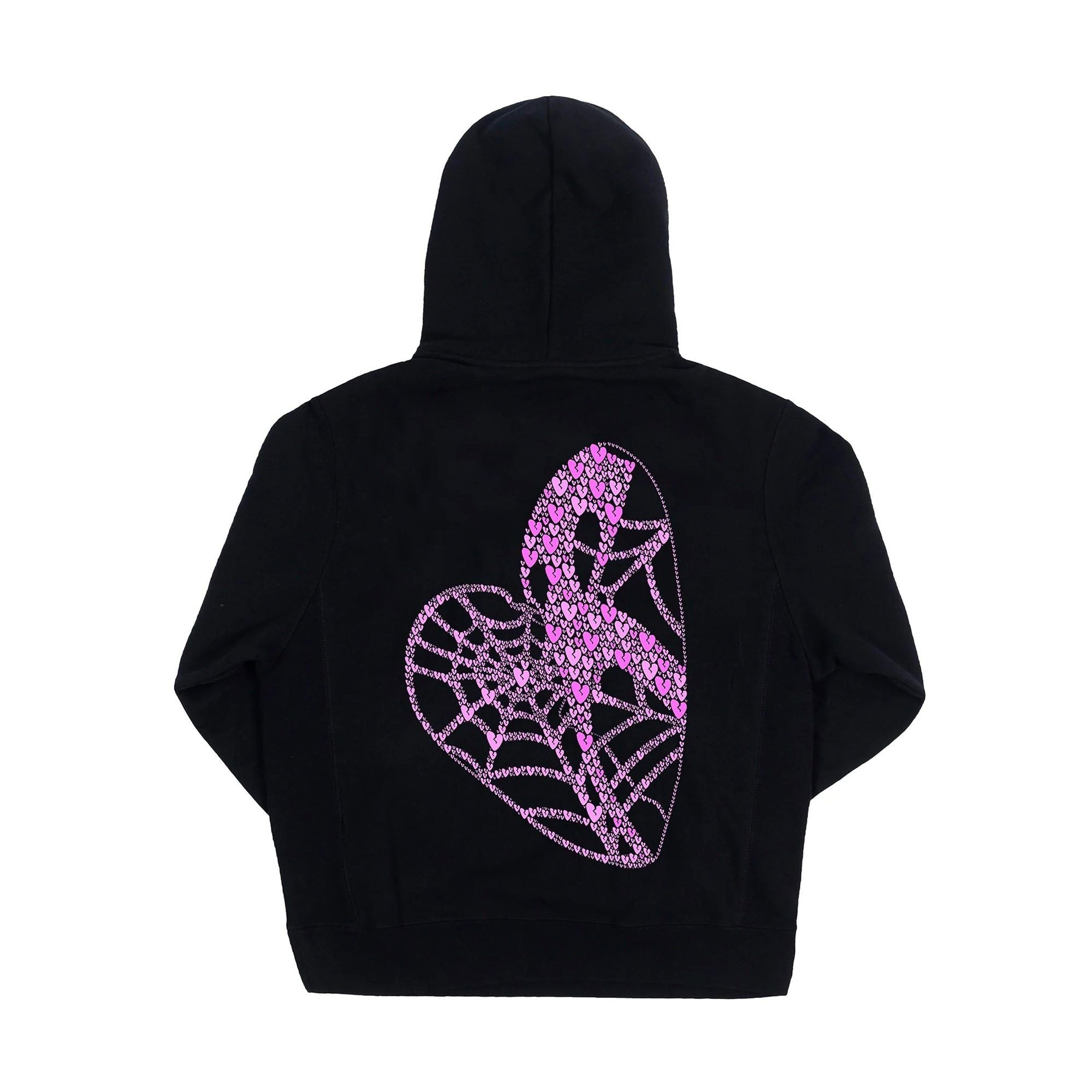 Revenge Valentines Broken Hearts Hoodie Black-PLUS