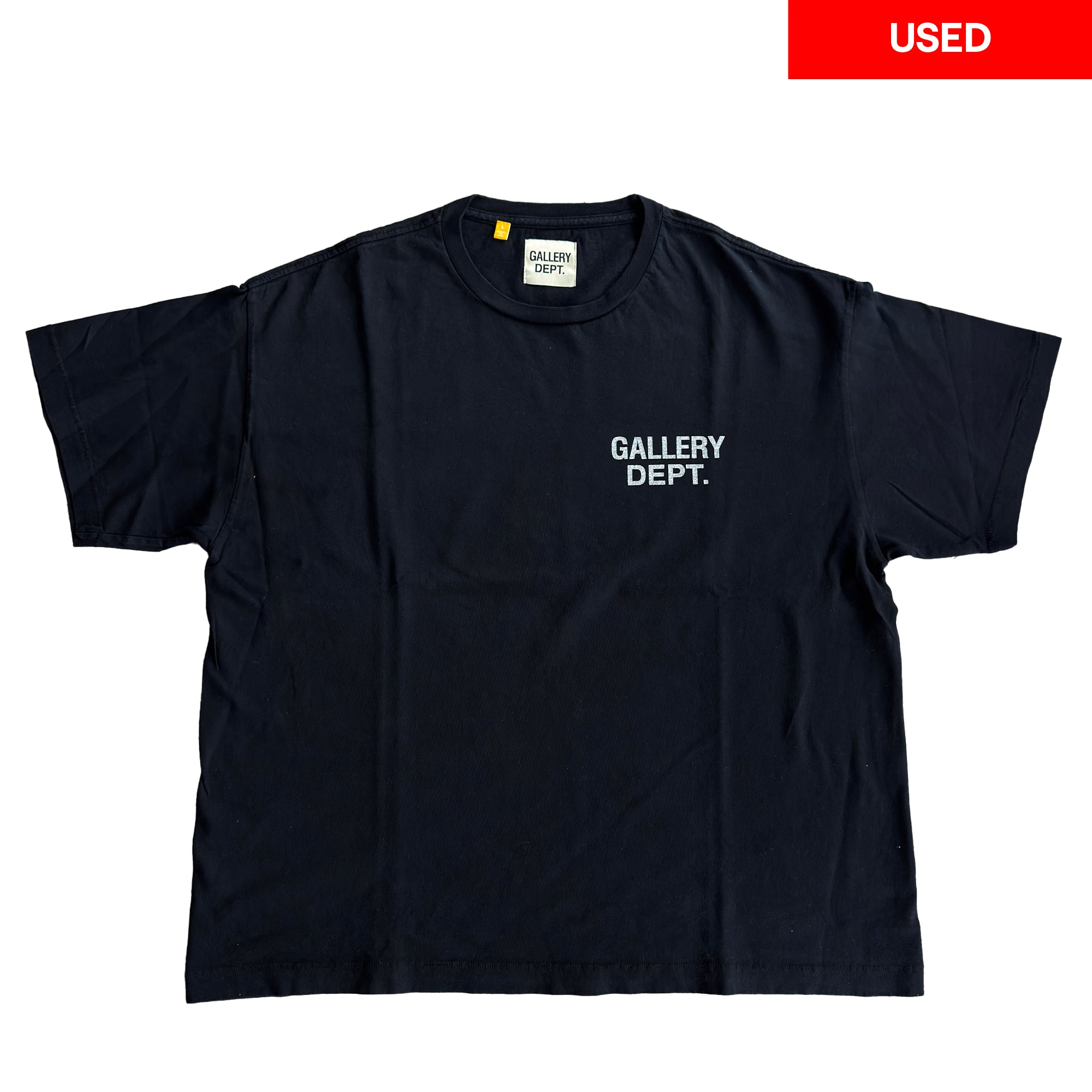 Gallery Dept. Souvenir Tee Black (Used)-PLUS