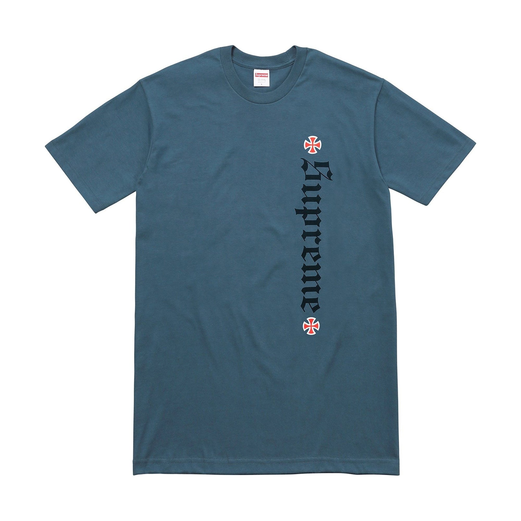 Supreme Independent Tee Blue-PLUS