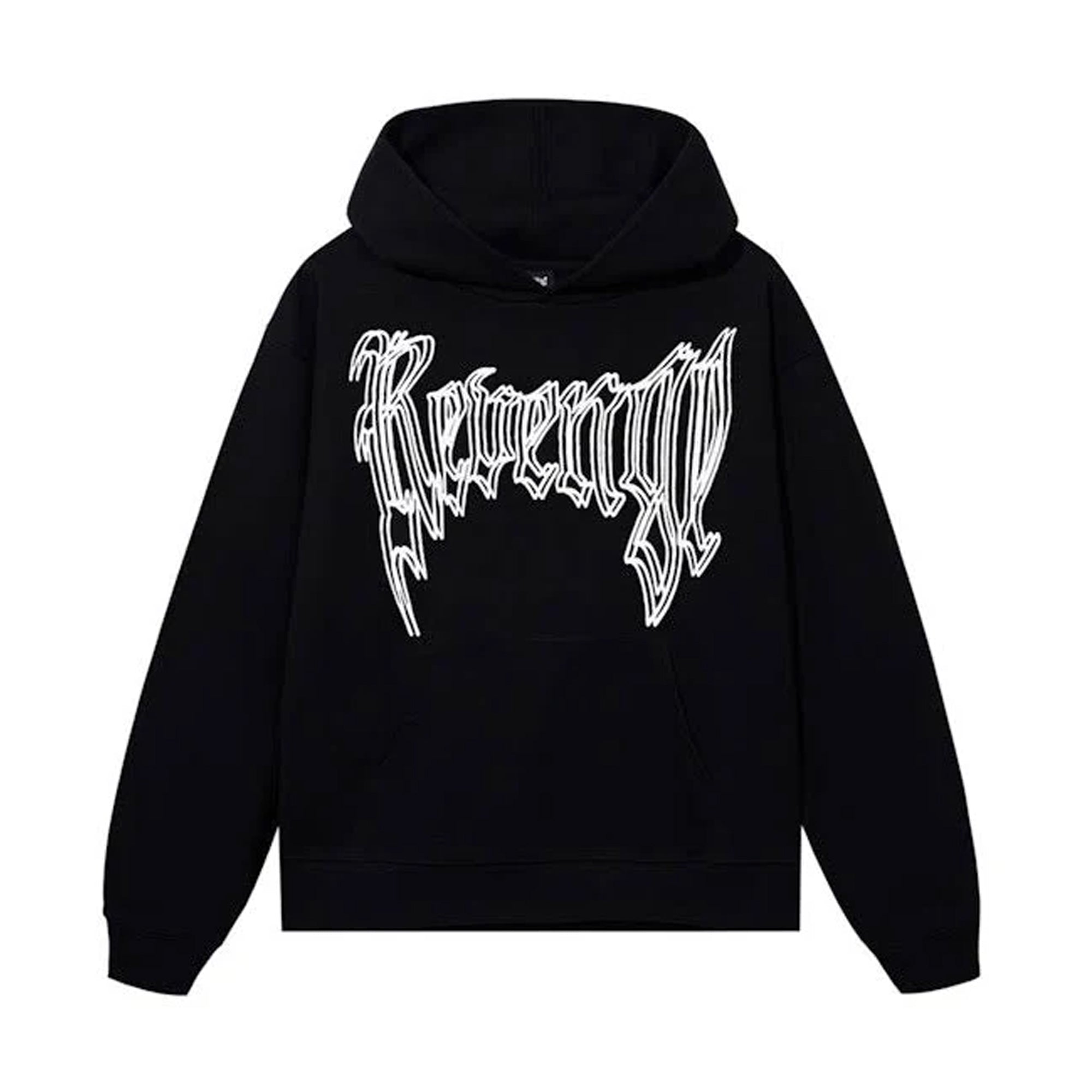Revenge x XXXTentacion I Need Jesus Hoodie Black/White-PLUS