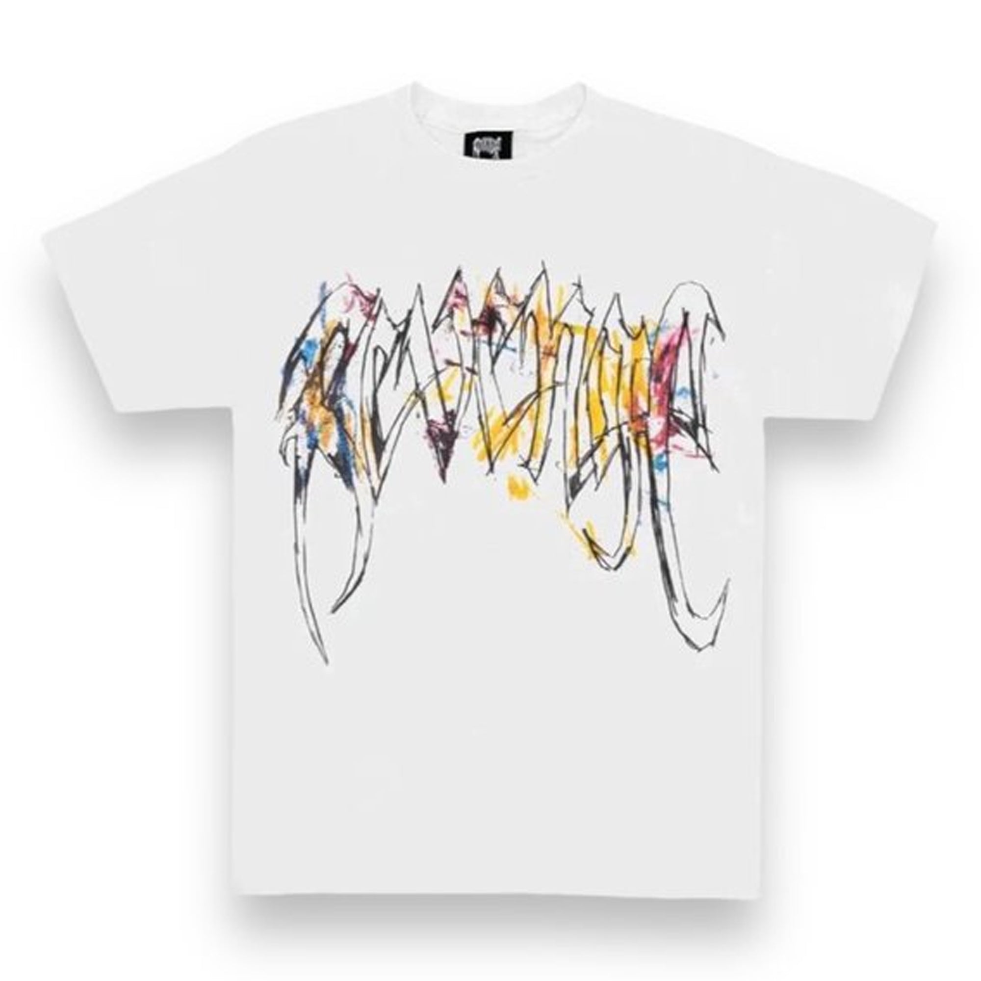 Revenge x Lil Durk Painting Tee White-PLUS