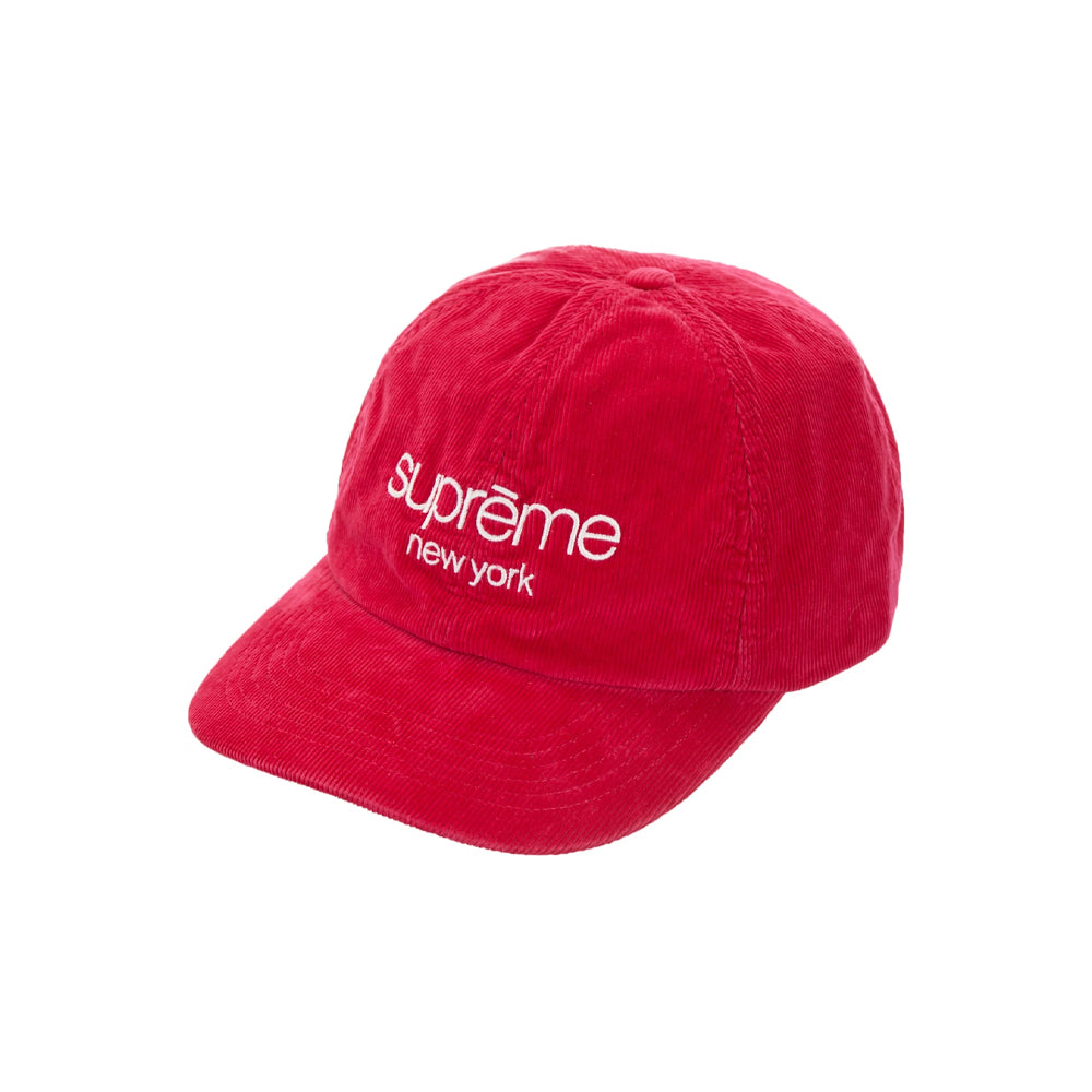 Supreme GORE-TEX Corduroy Classic Logo 6-Panel Pink-PLUS