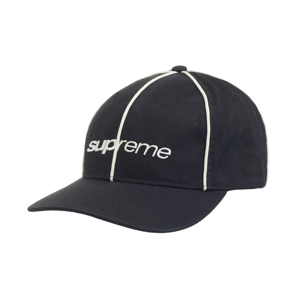 Supreme Piping 6-Panel Black-PLUS