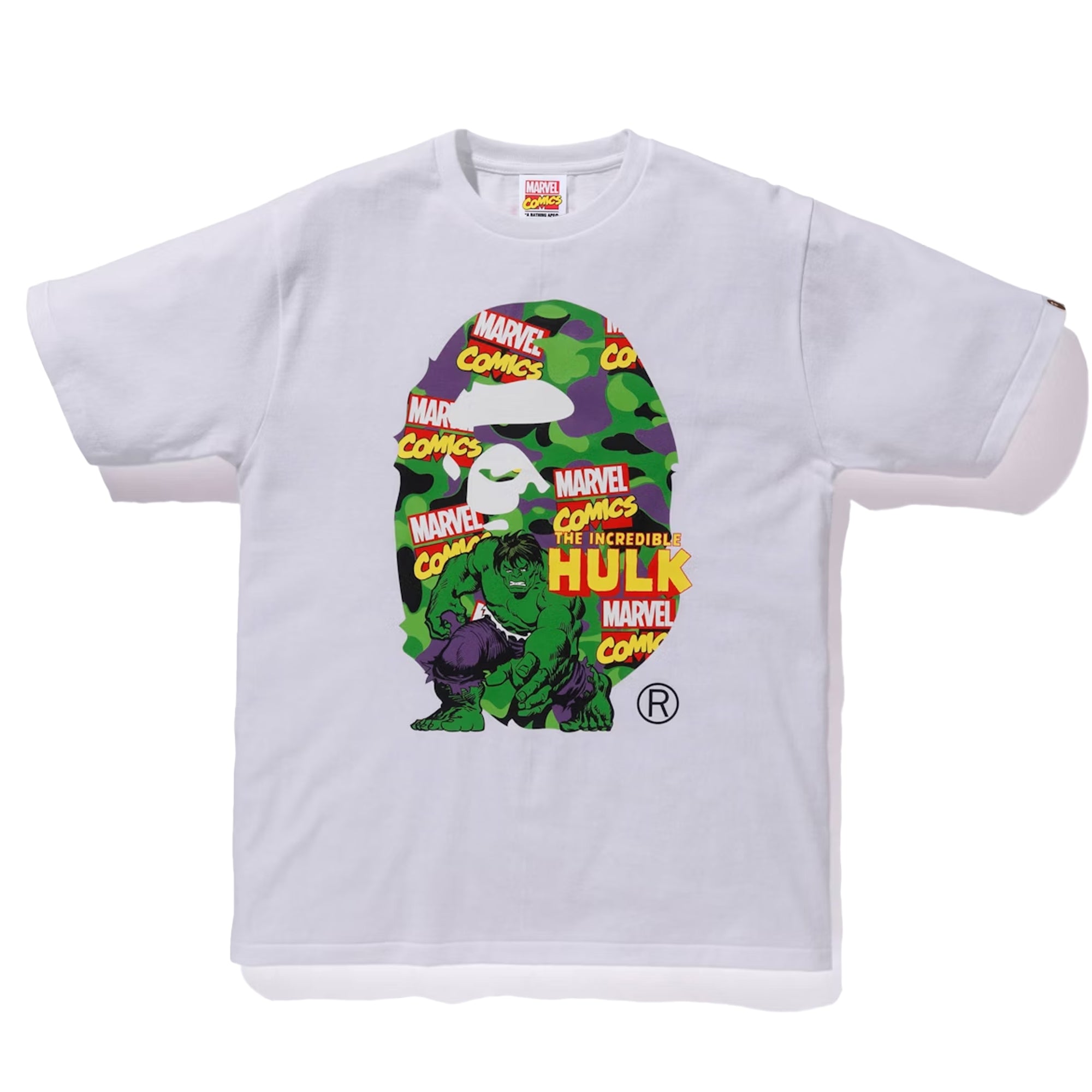 BAPE x Marvel Comics Camo The Hulk Tee-PLUS