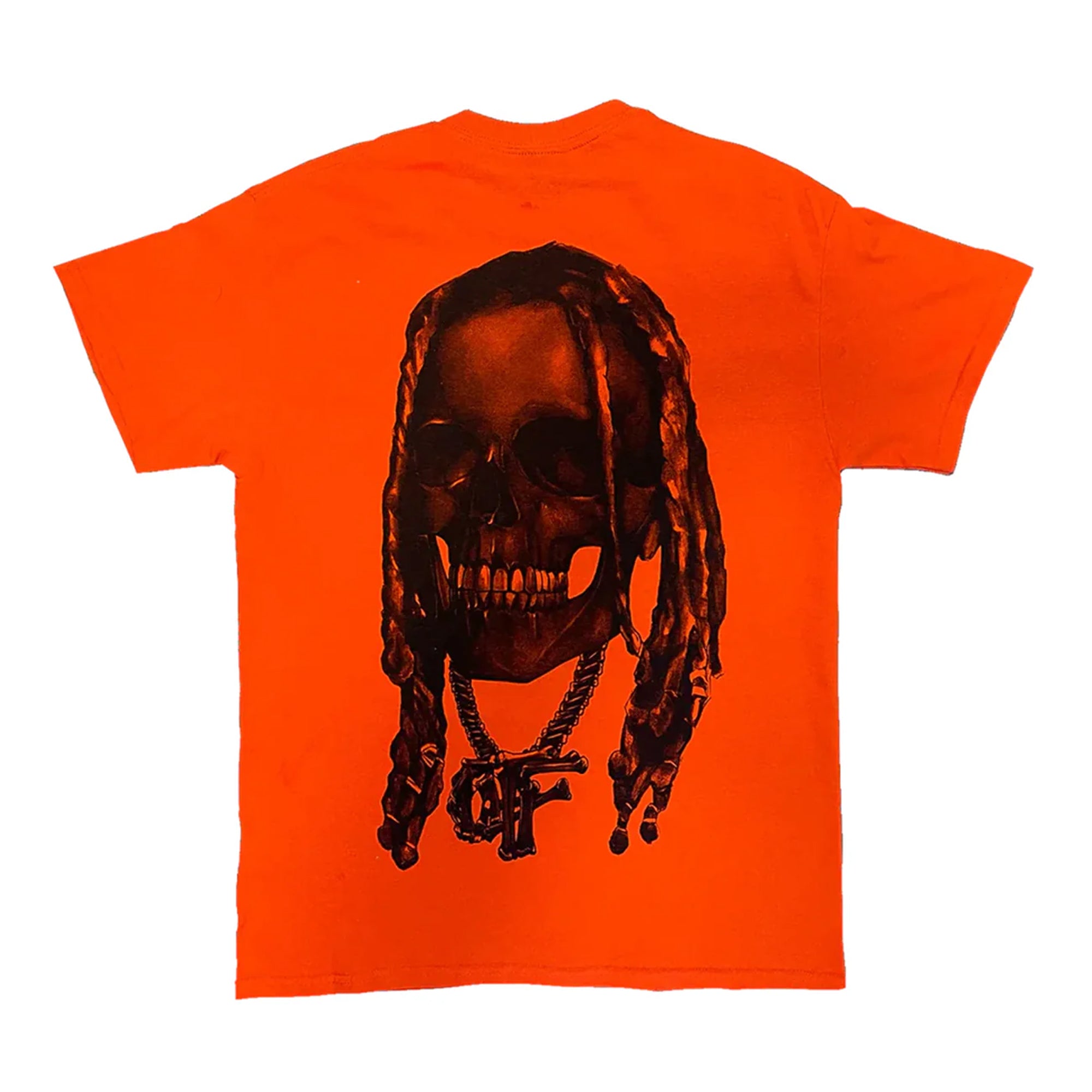 Revenge x Lil Durk Bones Tee Orange-PLUS