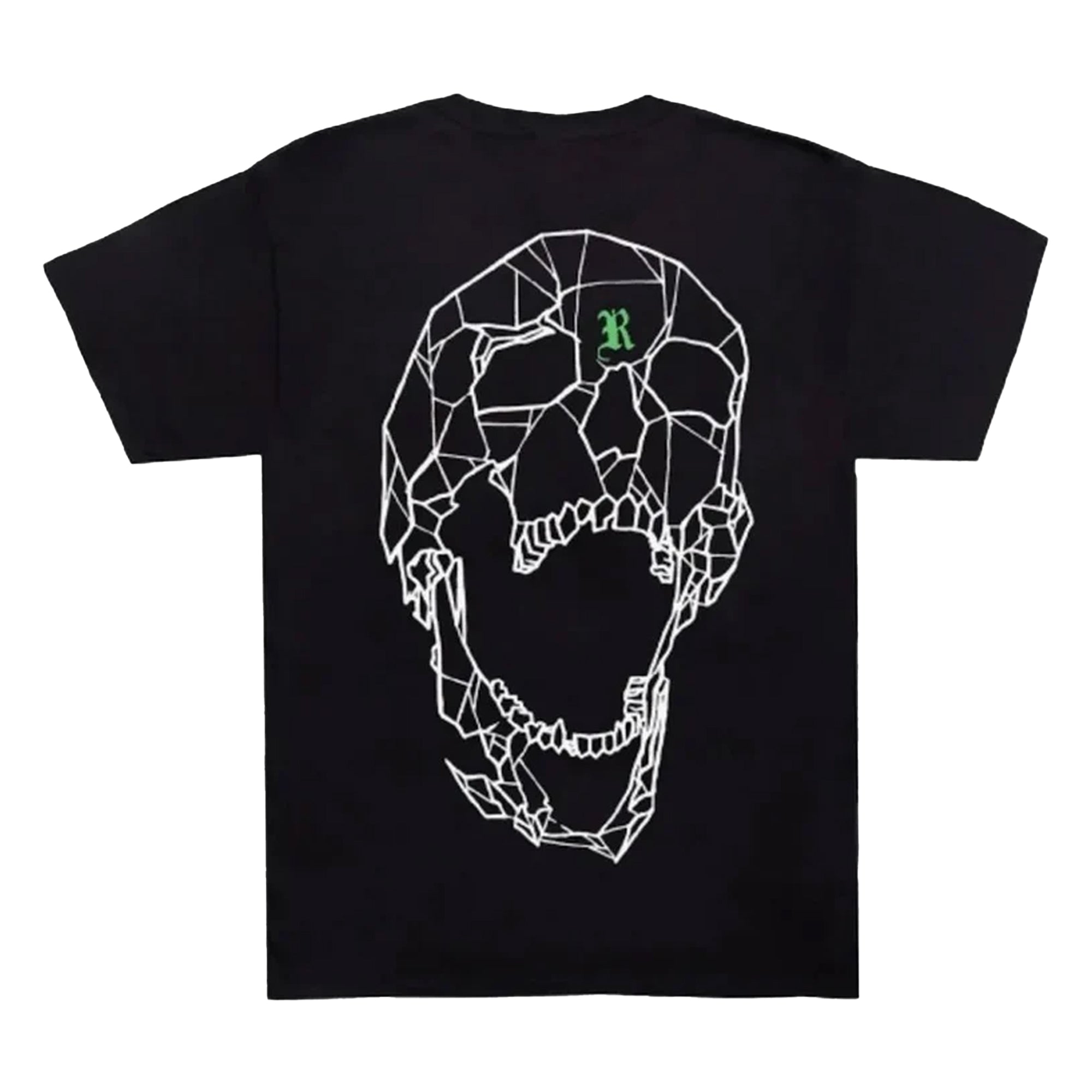 Revenge Spider Tee Black Green-PLUS
