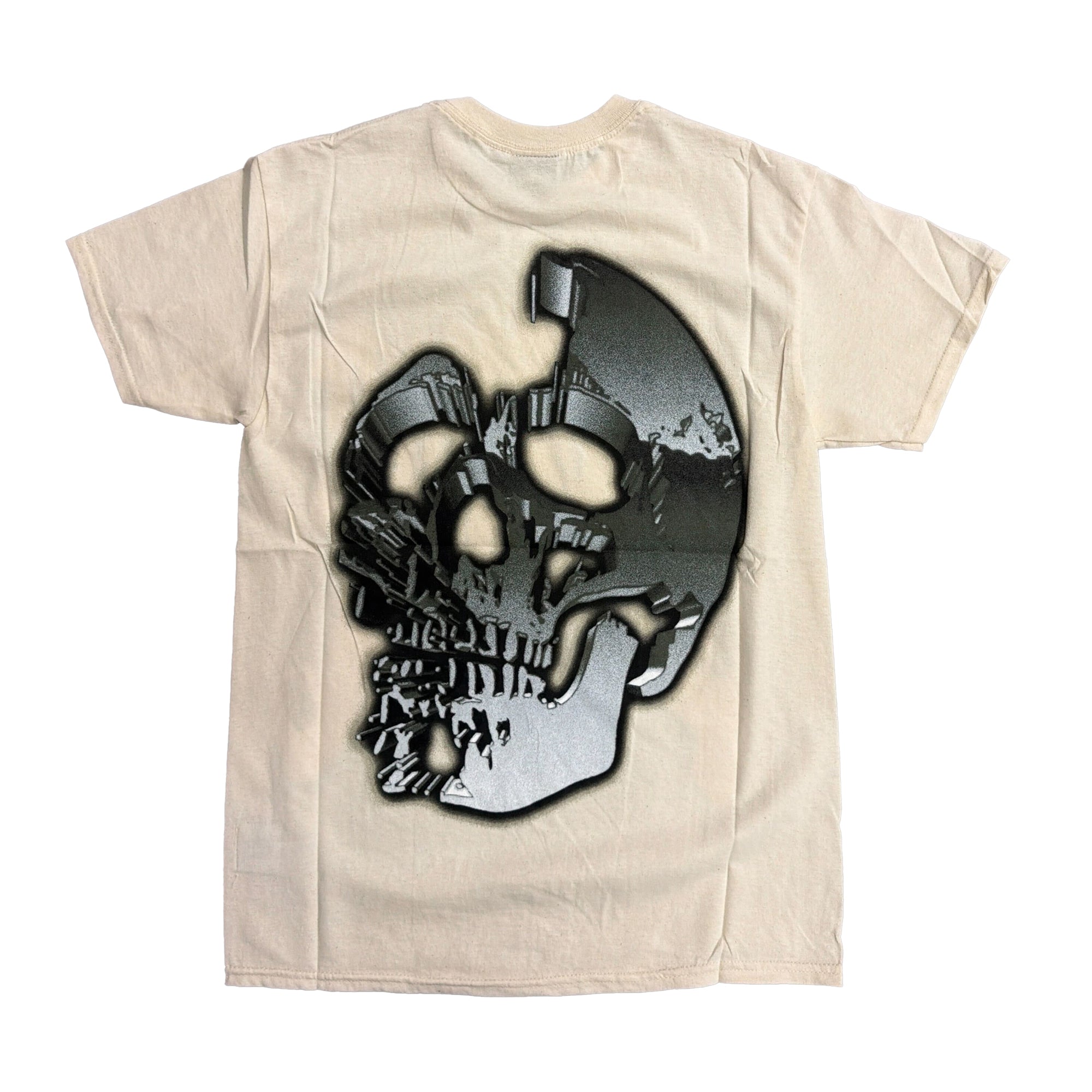 Revenge Chrome Arch Tee Cream-PLUS