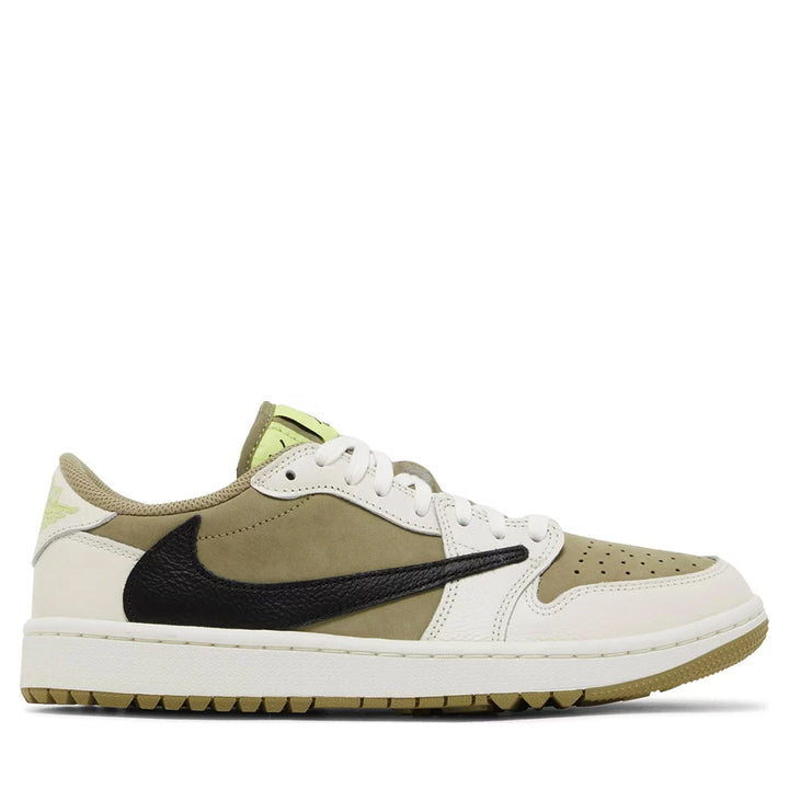 Jordan 1 Retro Low Golf Travis Scott Neutral Olive-PLUS