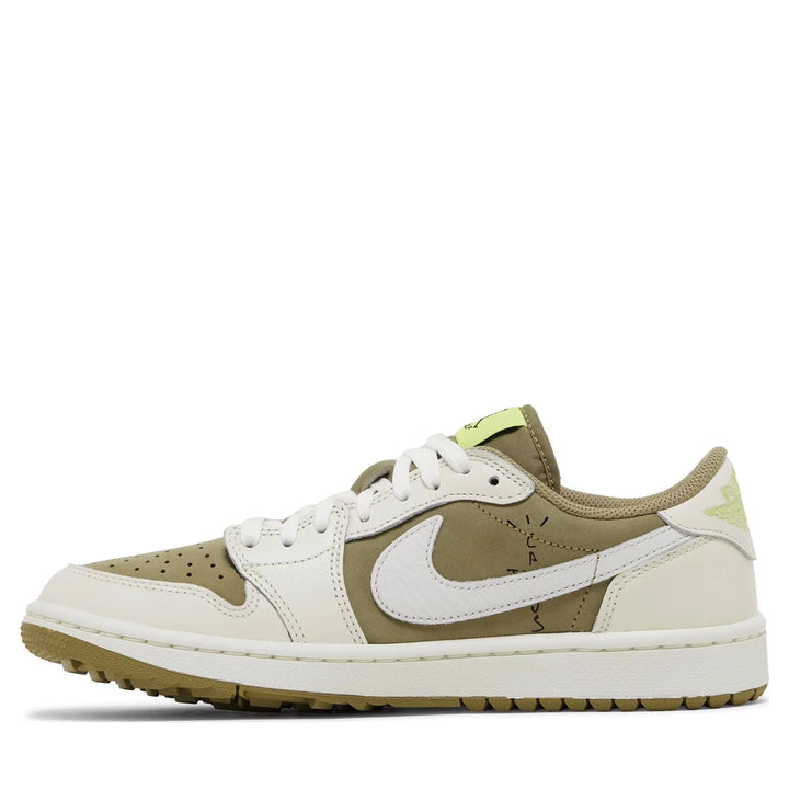 Jordan 1 Retro Low Golf Travis Scott Neutral Olive-PLUS