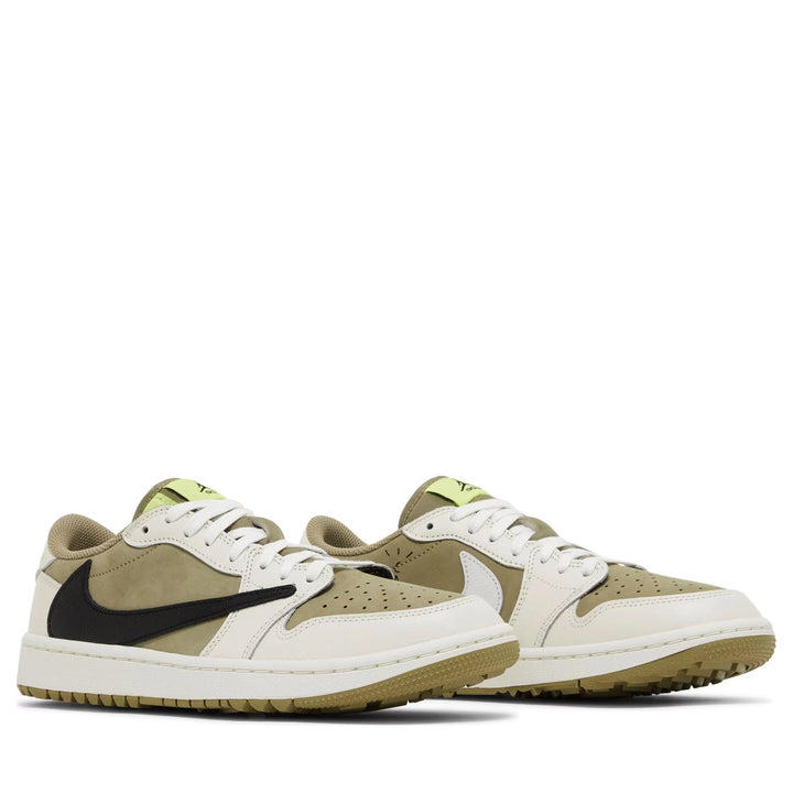 Jordan 1 Retro Low Golf Travis Scott Neutral Olive-PLUS