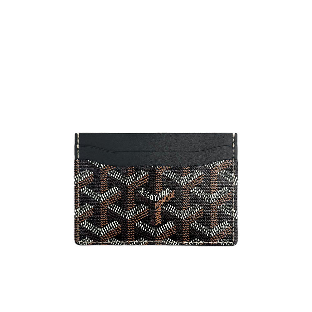 Goyard Saint Sulpice Card Holder Black (Singapore Exclusive)-PLUS
